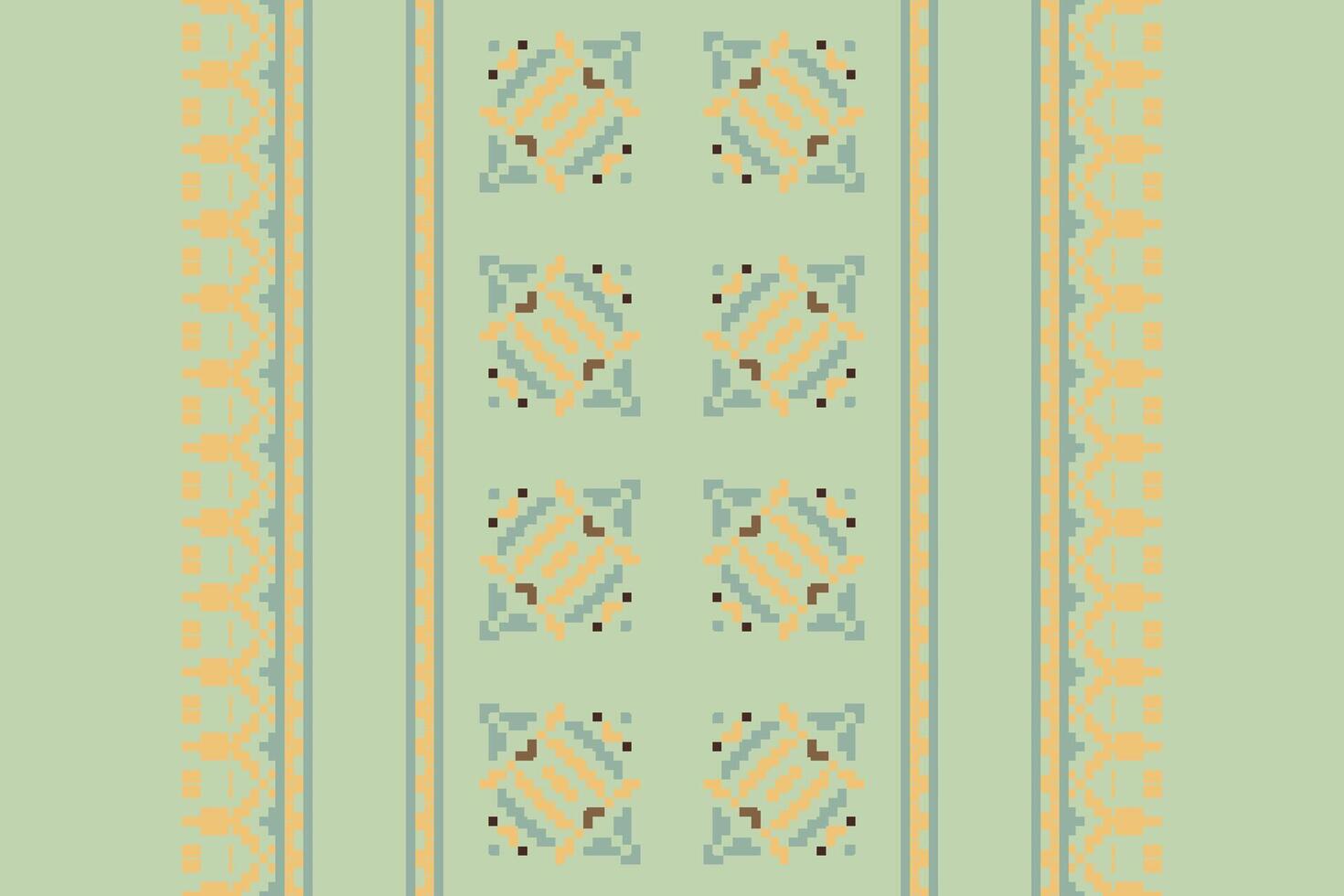 Punjabi Pattern Seamless Australian aboriginal pattern Motif embroidery, Pixel Ikat embroidery Design for Print vyshyvanka placemat quilt sarong sarong beach kurtis Indian motifs vector
