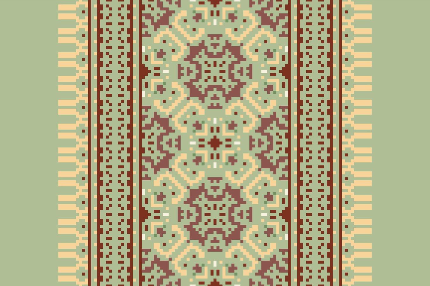 Churidar Pattern Seamless Native American, Motif embroidery, Pixel Ikat embroidery Design for Print scandinavian pattern saree ethnic nativity gypsy pattern vector