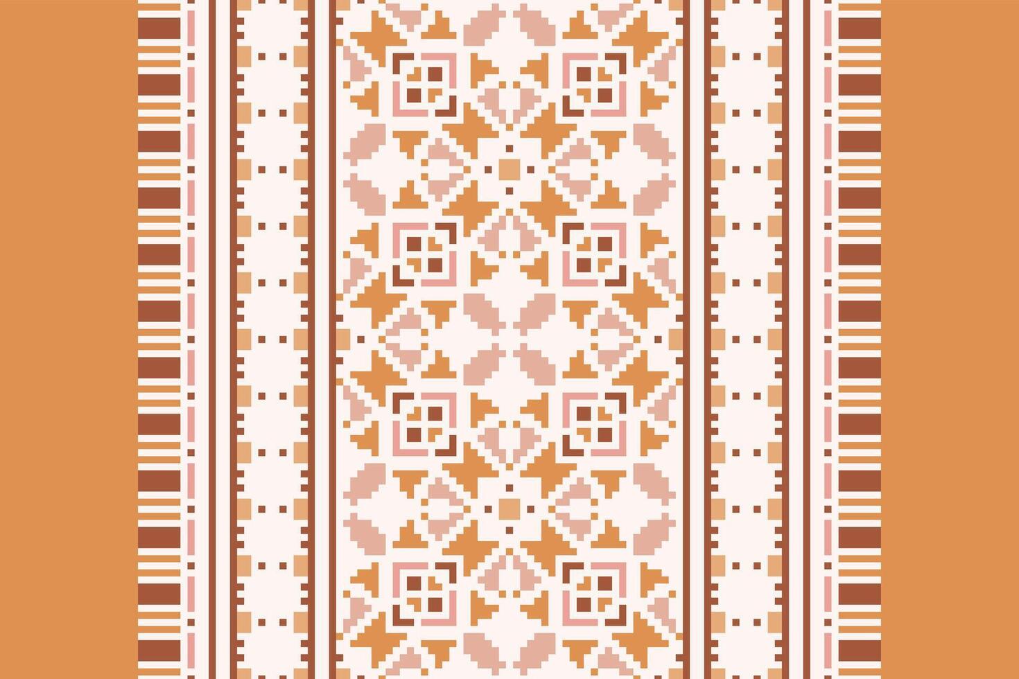 Churidar Pattern Seamless Bandana print silk Motif embroidery, Pixel Ikat embroidery Design for Print indonesian batik motif embroidery native american kurta mughal design vector