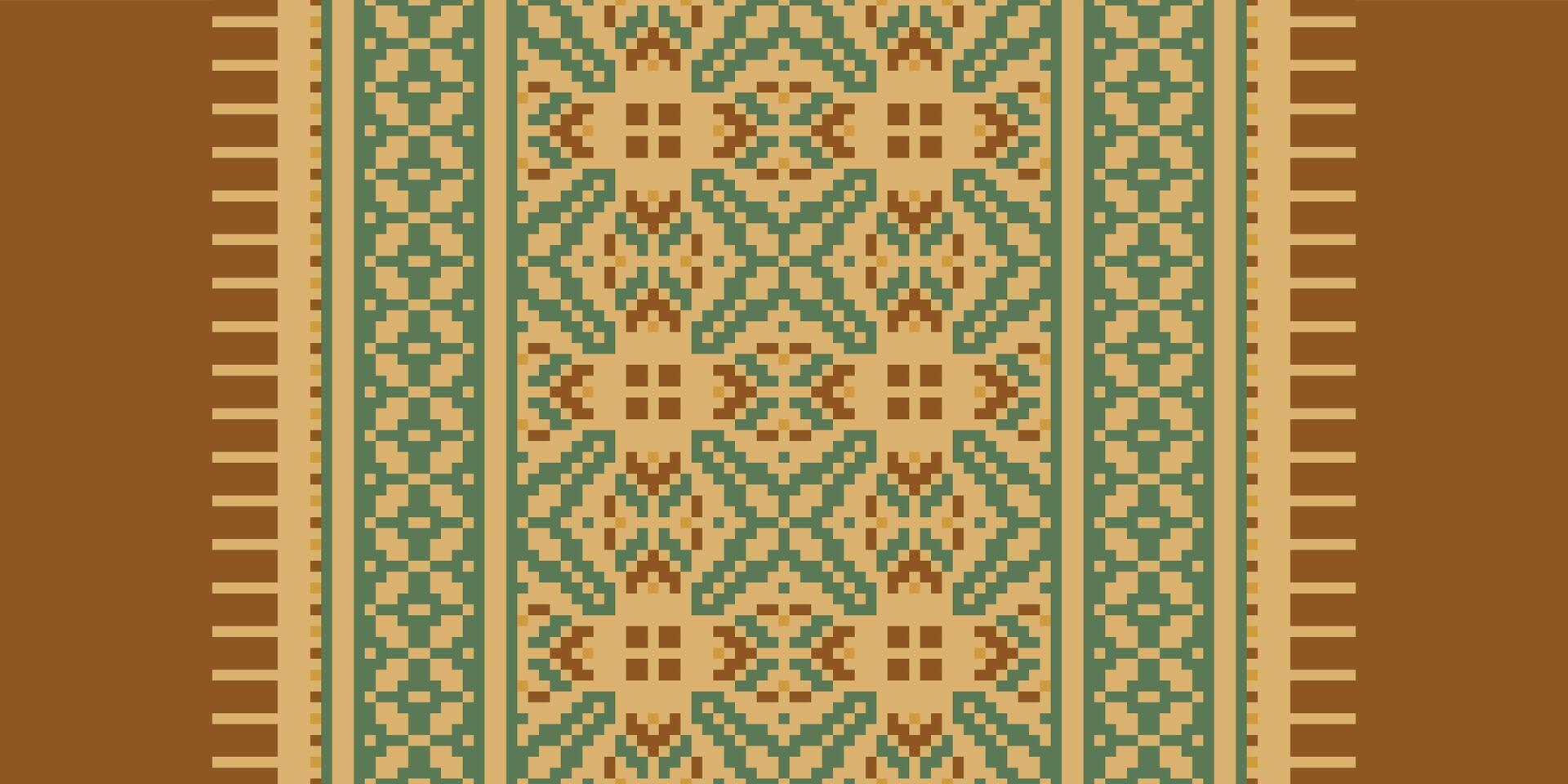 Tie dye Pattern Seamless Native American, Motif embroidery, Pixel Ikat embroidery Design for Print border embroidery ancient egypt vector