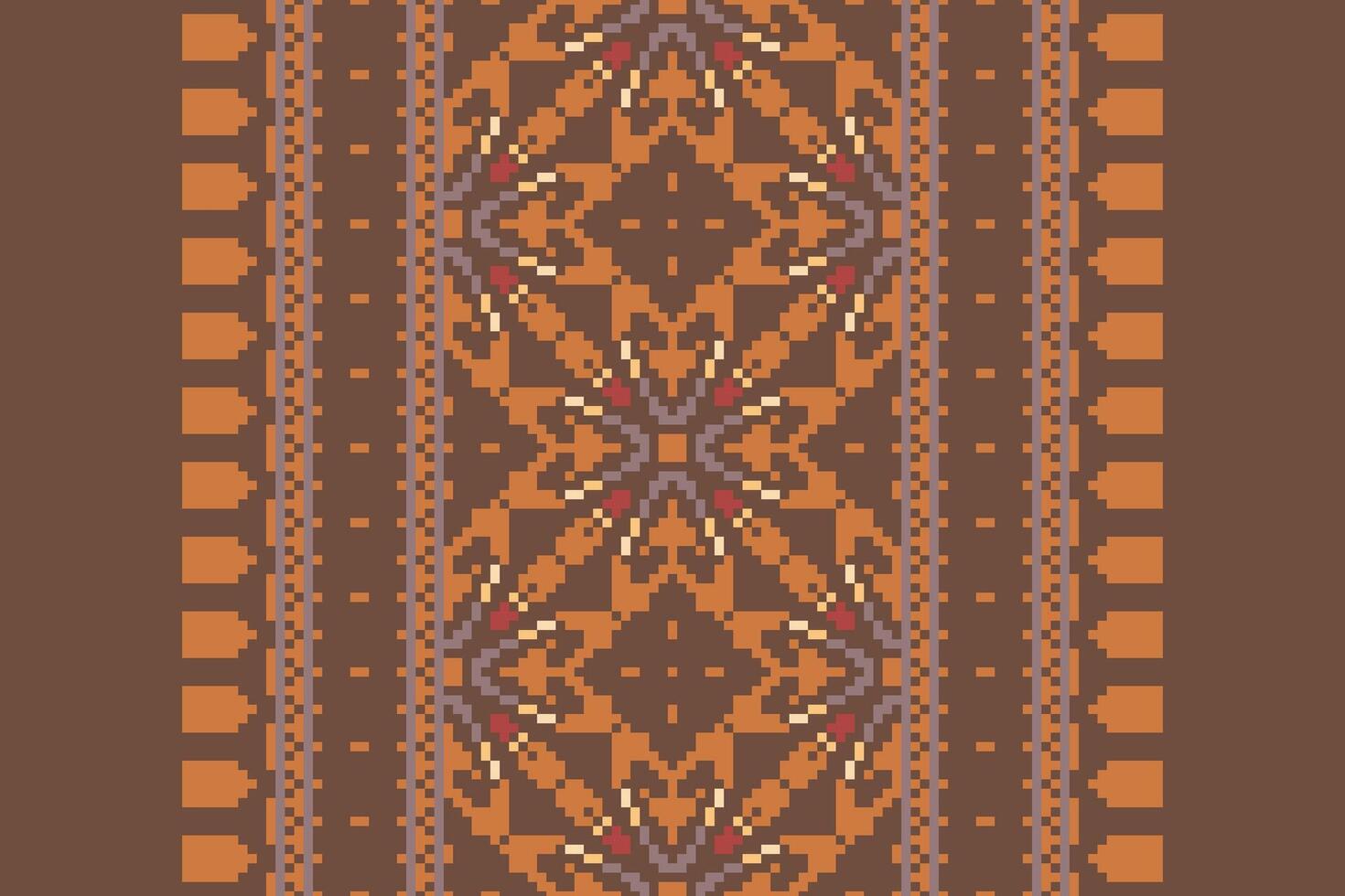 Churidar Pattern Seamless Mughal architecture Motif embroidery, Pixel Ikat embroidery Design for Print jacquard slavic pattern folklore pattern kente arabesque vector