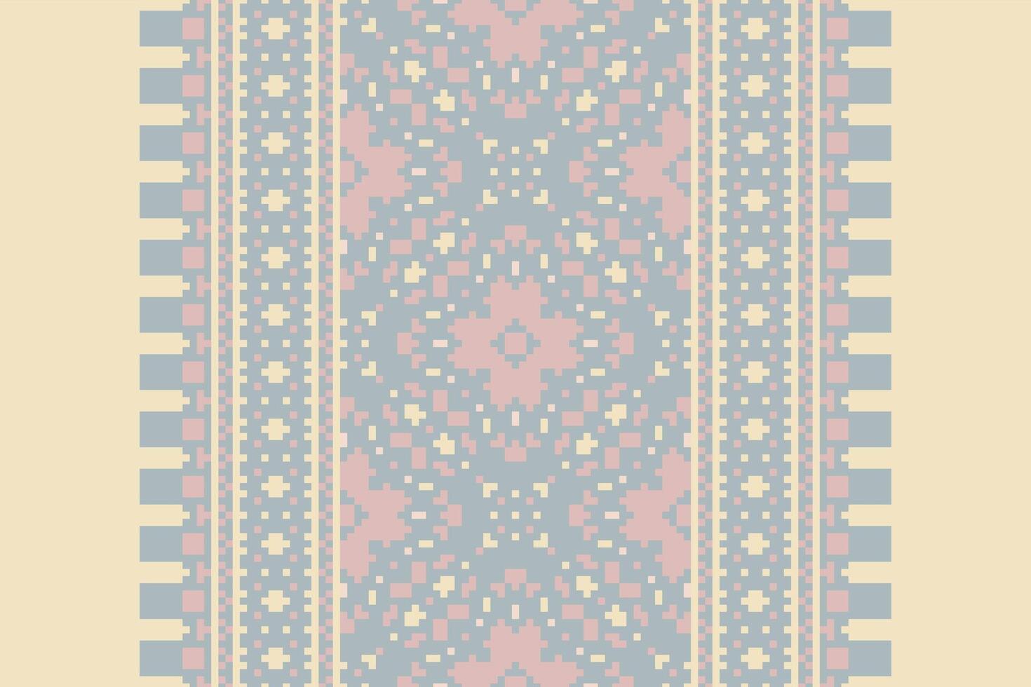 Churidar Pattern Seamless Scandinavian pattern Motif embroidery, Pixel Ikat embroidery Design for Print pattern vintage flower folk navajo patchwork pattern vector