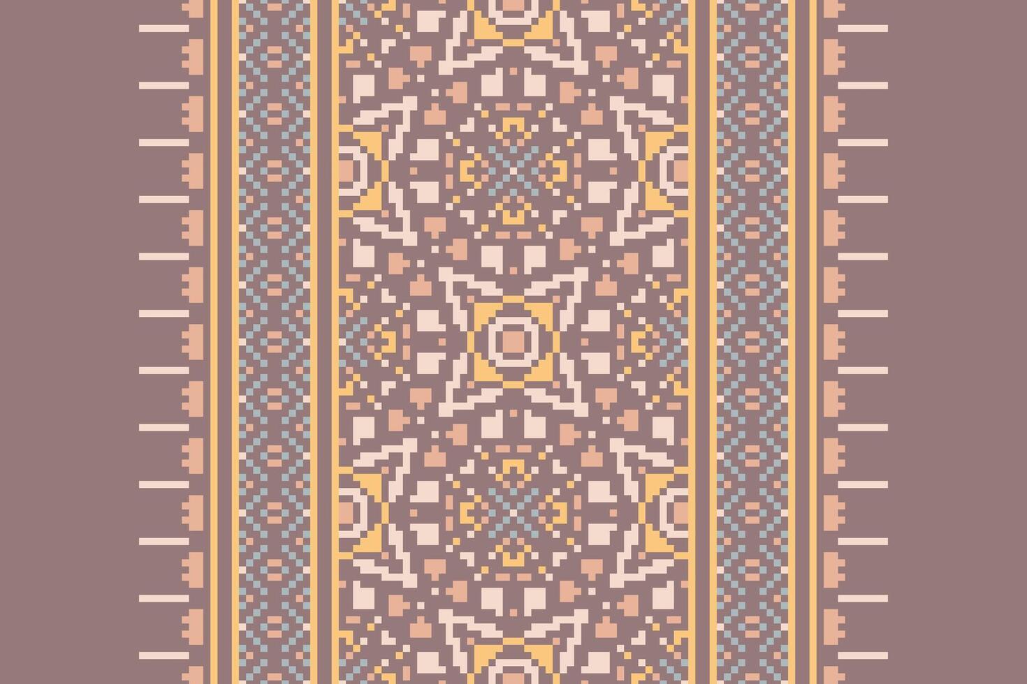 Churidar Pattern Seamless Scandinavian pattern Motif embroidery, Pixel Ikat embroidery Design for Print border embroidery ancient egypt vector