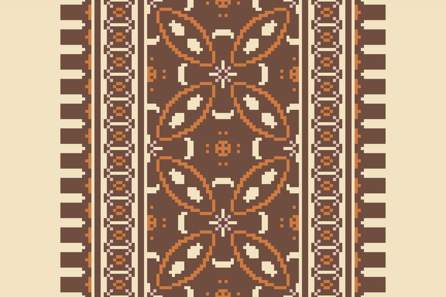 Churidar Pattern Seamless Scandinavian pattern Motif embroidery, Pixel Ikat embroidery Design for Print scandinavian pattern saree ethnic nativity gypsy pattern vector