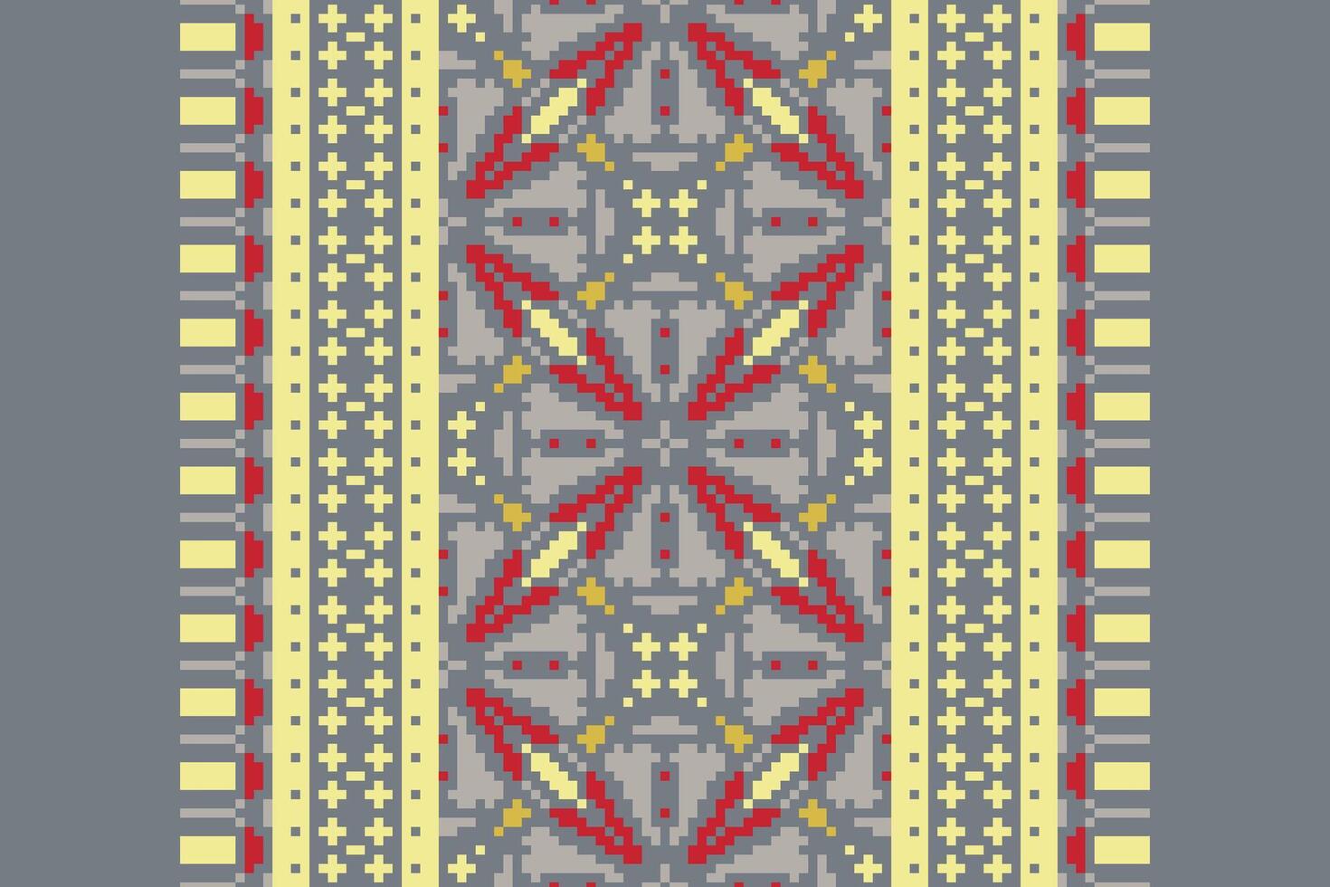 Dhoti Pattern Seamless Native American, Motif embroidery, Pixel Ikat embroidery Design for Print australian curtain pattern geometric pillow model kurti mughal flowers vector
