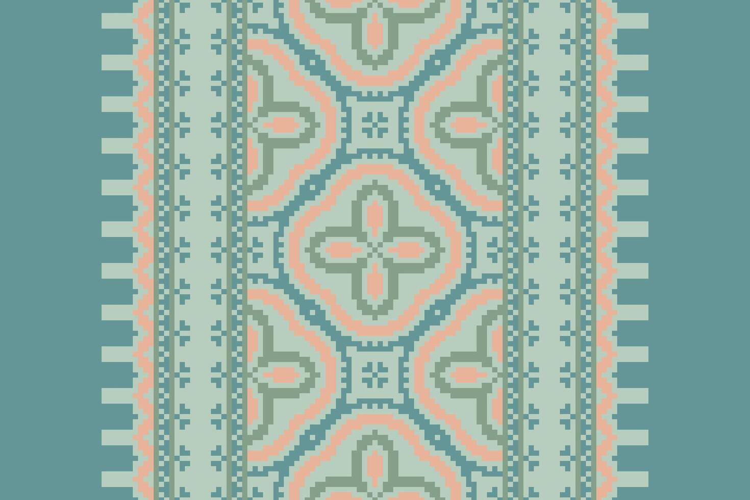 Dhoti Pattern Seamless Native American, Motif embroidery, Pixel Ikat embroidery Design for Print scandinavian pattern saree ethnic nativity gypsy pattern vector