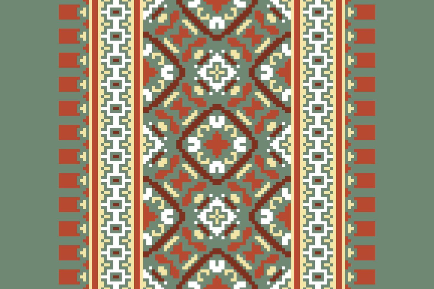 Dhoti Pattern Seamless Mughal architecture Motif embroidery, Pixel Ikat embroidery Design for Print australian curtain pattern geometric pillow model kurti mughal flowers vector