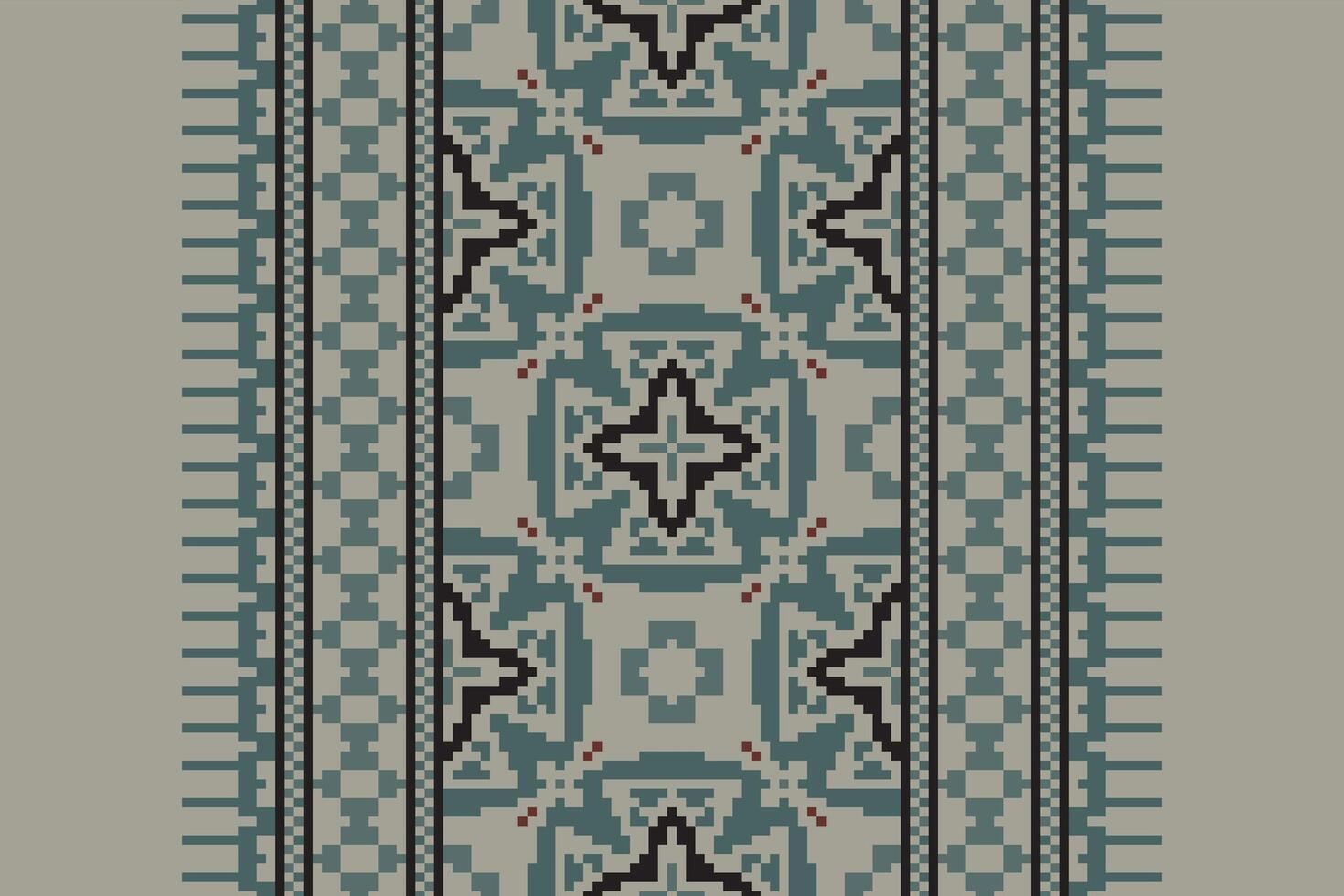 Dhoti Pattern Seamless Australian aboriginal pattern Motif embroidery, Pixel Ikat embroidery Design for Print kurta pattern mughal motifs tapestry pattern floral repeat vector