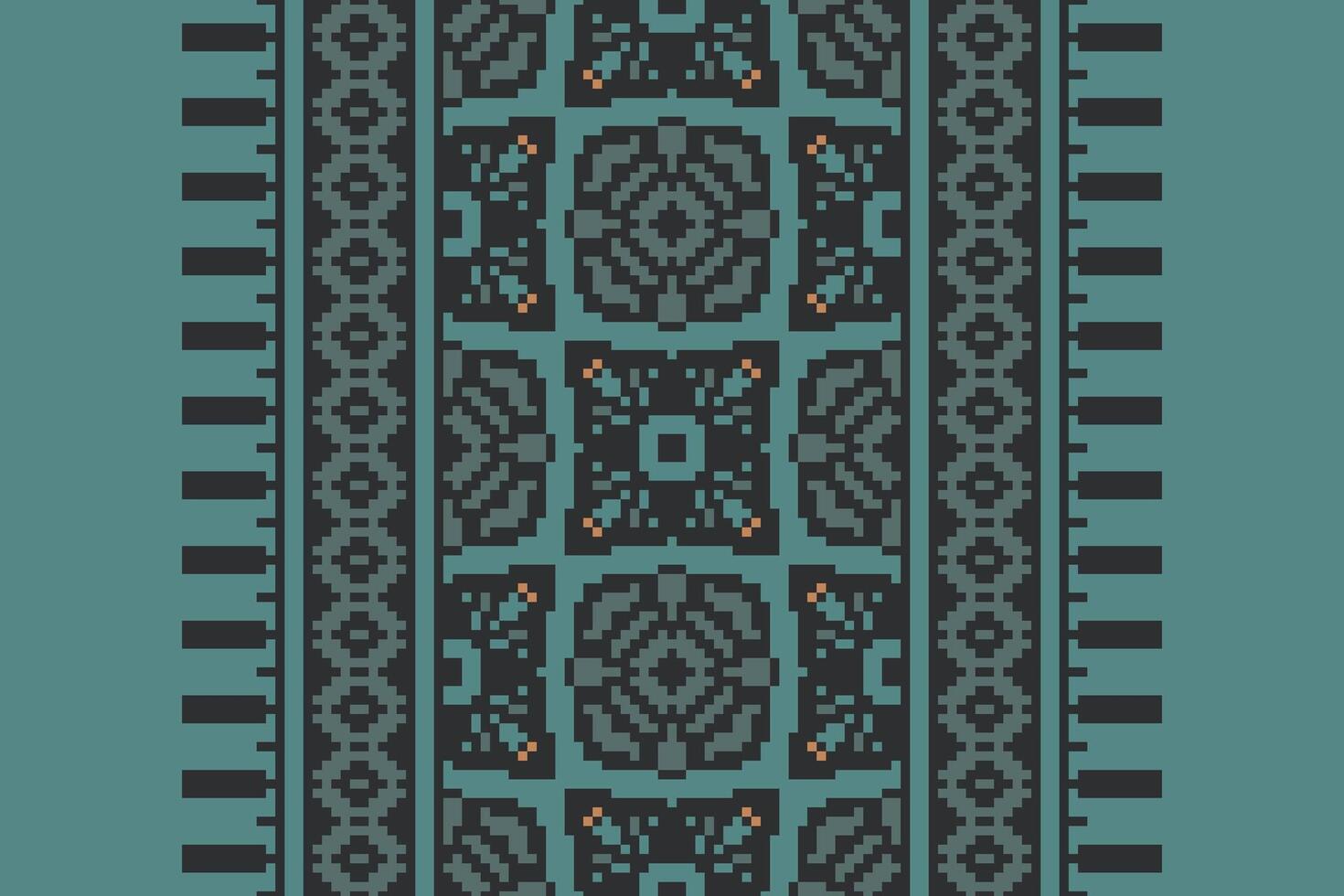 Dhoti Pattern Seamless Australian aboriginal pattern Motif embroidery, Pixel Ikat embroidery Design for Print tapestry floral kimono repeat pattern lacing spanish motif vector