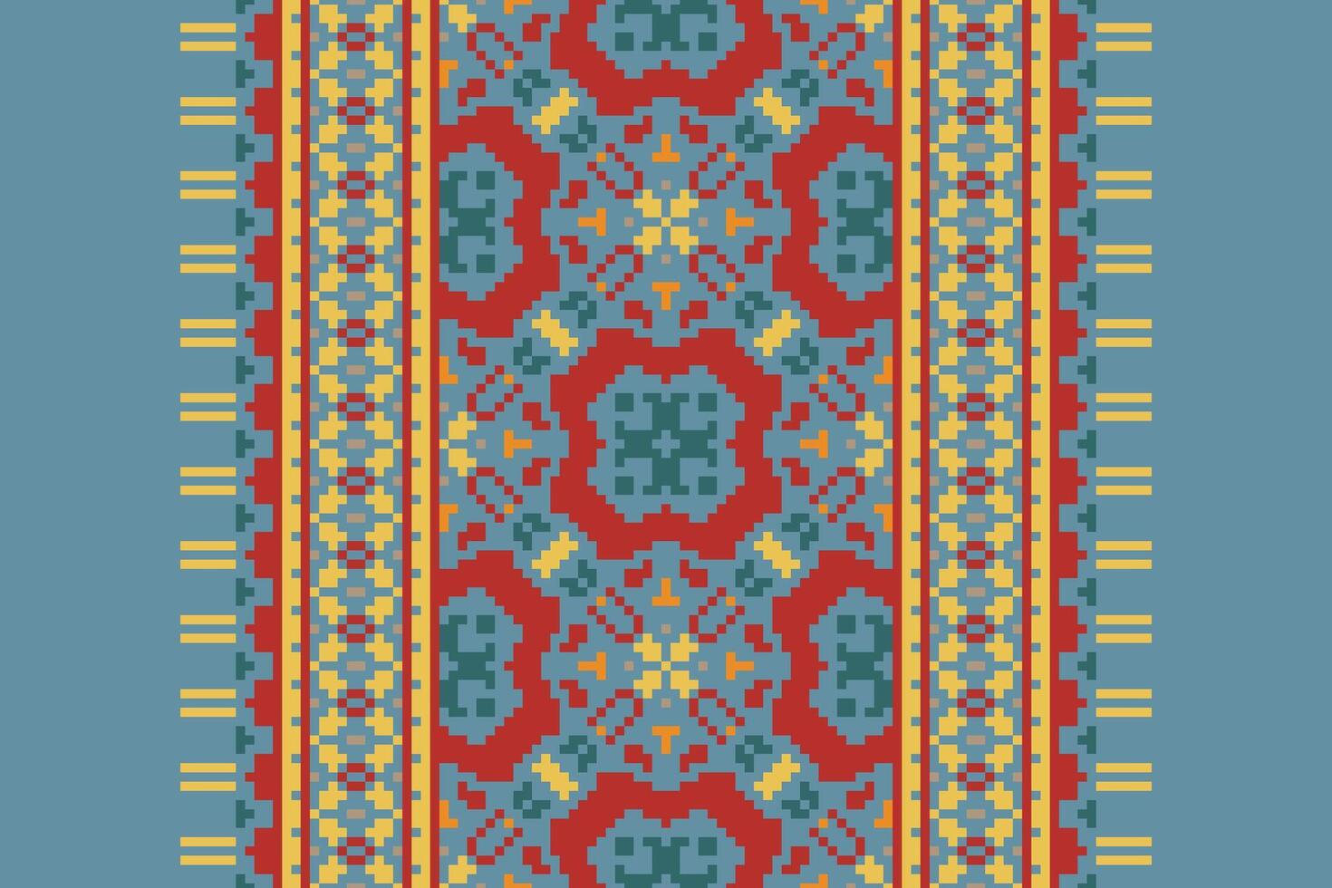 Dhoti Pattern Seamless Australian aboriginal pattern Motif embroidery, Pixel Ikat embroidery Design for Print indonesian batik motif embroidery native american kurta mughal design vector