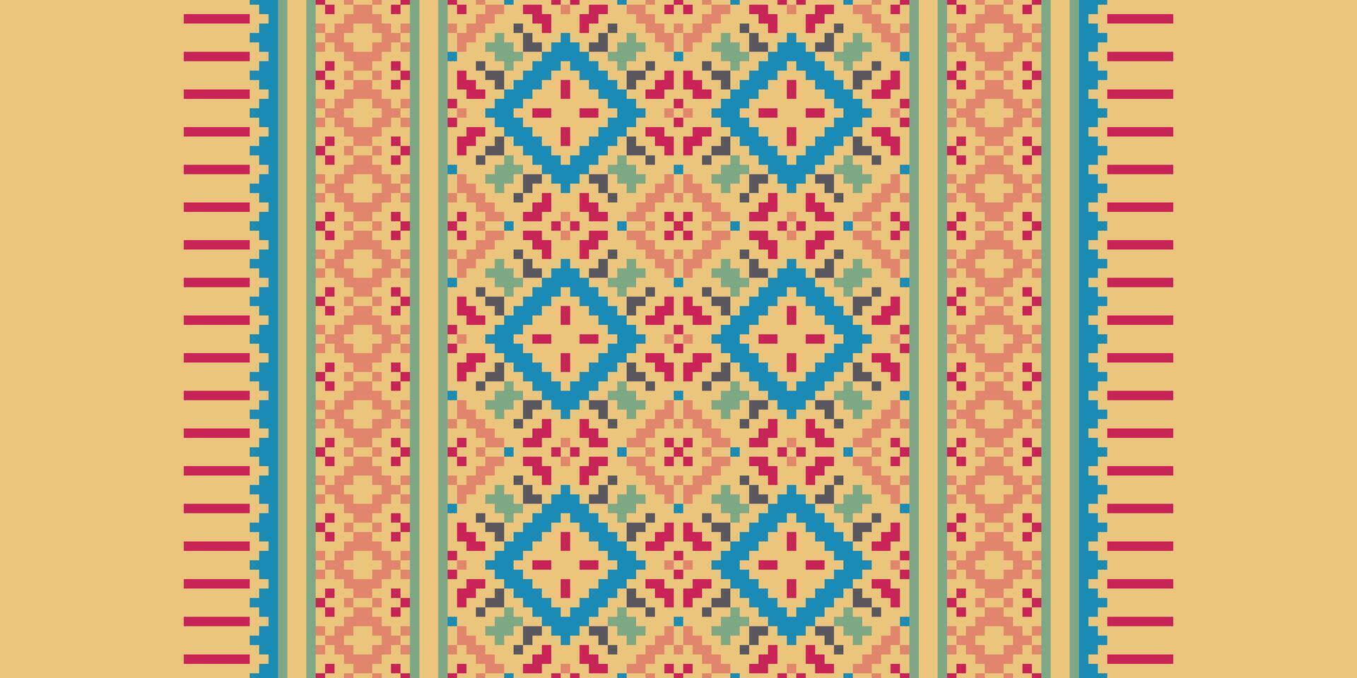 Tie dye Pattern Seamless Bandana print silk Motif embroidery, Pixel Ikat embroidery Design for Print australian curtain pattern geometric pillow model kurti mughal flowers vector