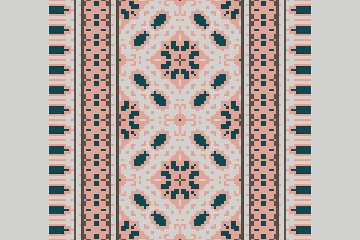 Dhoti Pattern Seamless Scandinavian pattern Motif embroidery, Pixel Ikat embroidery Design for Print lace pattern seamless pattern vintage shibori jacquard seamless vector