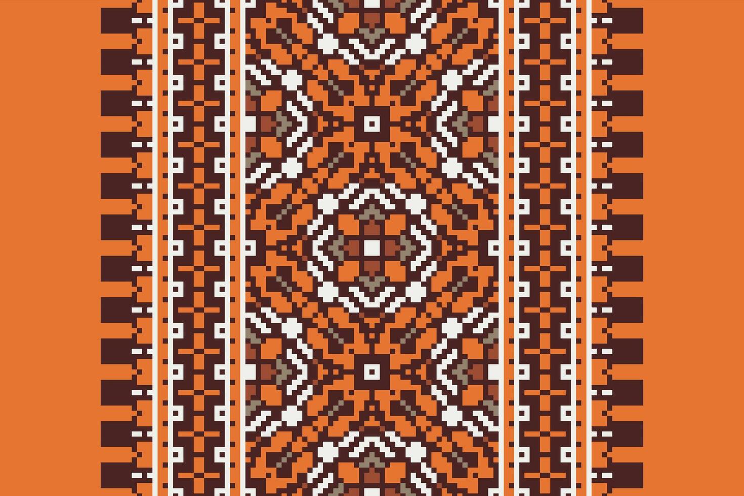 Dhoti Pants Pattern Seamless Native American, Motif embroidery, Pixel Ikat embroidery Design for Print endless arabesque cloth dupatta shawl bandana print silk kurta men vector