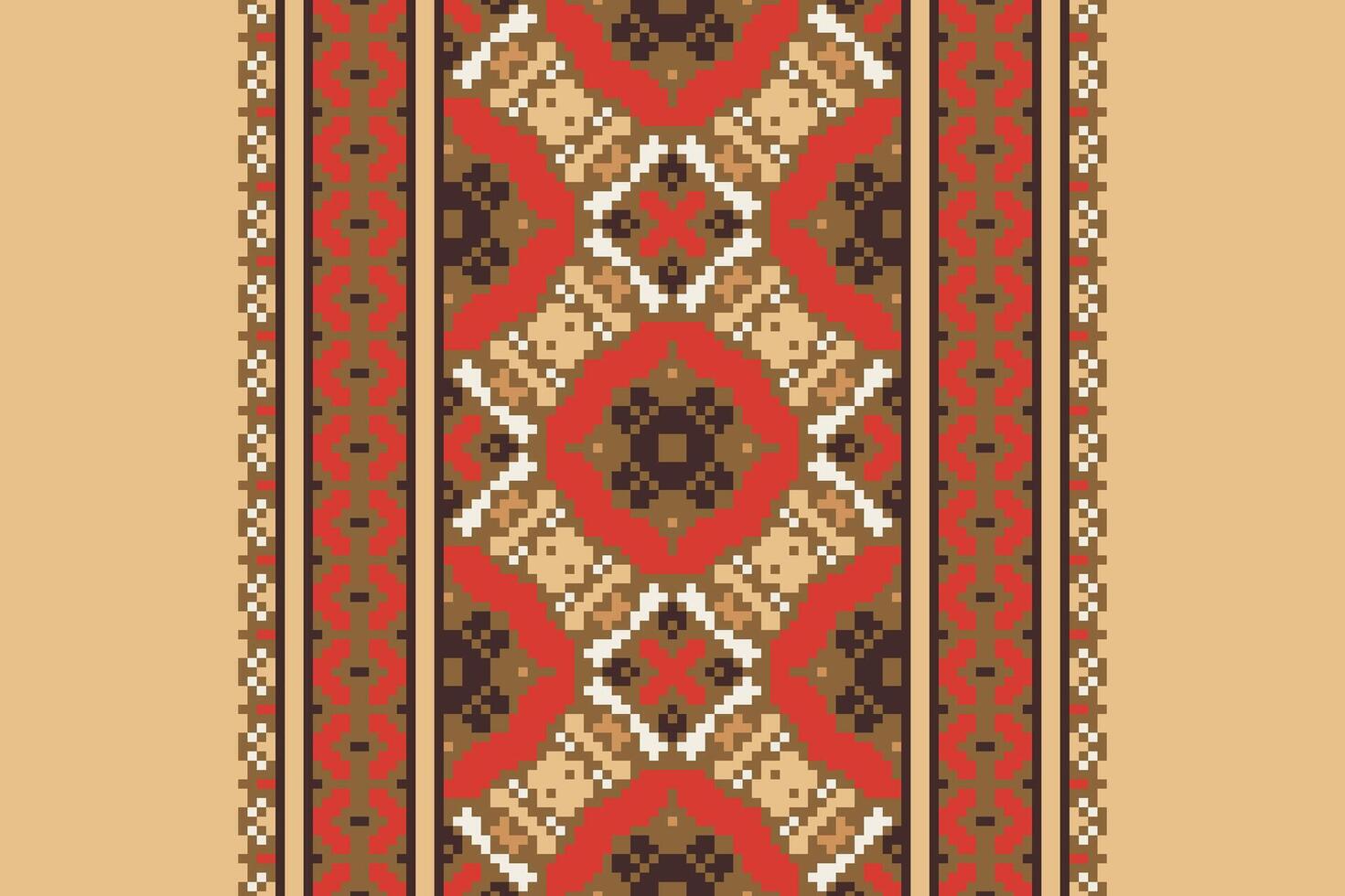 Dhoti Pants Pattern Seamless Native American, Motif embroidery, Pixel Ikat embroidery Design for Print australian curtain pattern geometric pillow model kurti mughal flowers vector