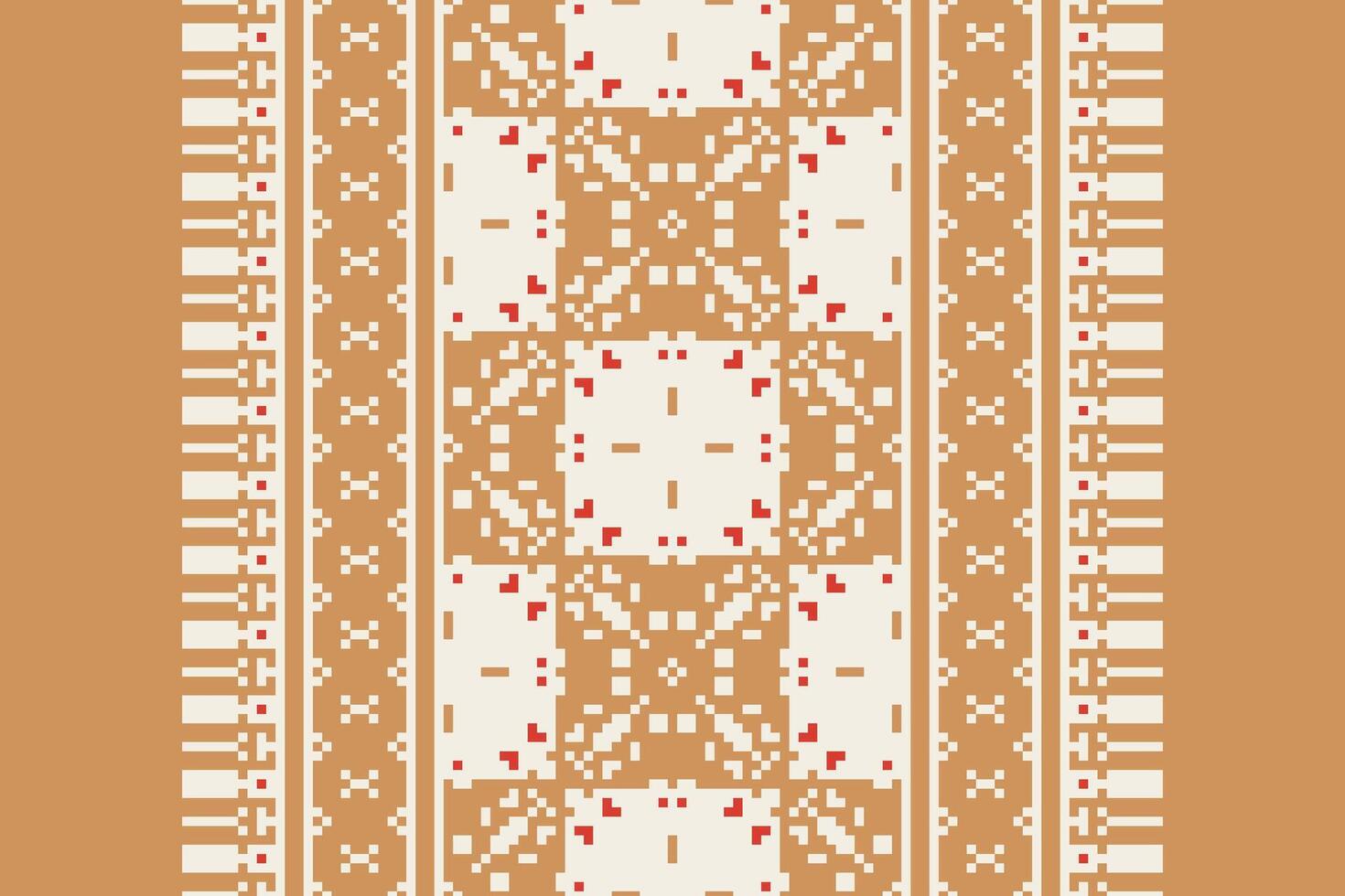 Dhoti Pants Pattern Seamless Native American, Motif embroidery, Pixel Ikat embroidery Design for Print tapestry floral kimono repeat pattern lacing spanish motif vector