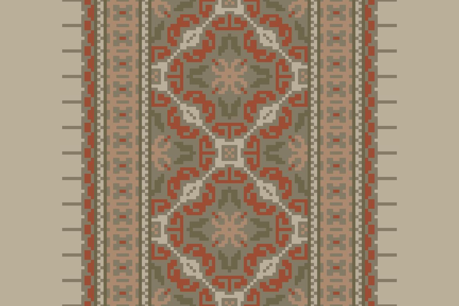 Dhoti Pants Pattern Seamless Native American, Motif embroidery, Pixel Ikat embroidery Design for Print jacquard slavic pattern folklore pattern kente arabesque vector