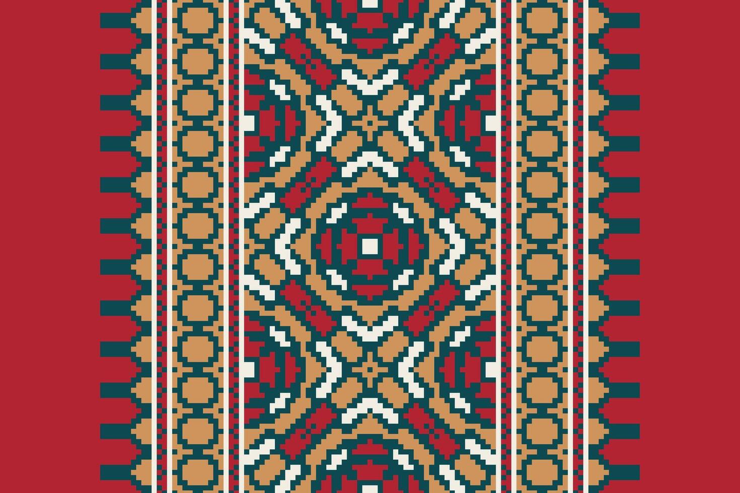 Dhoti Pants Pattern Seamless Native American, Motif embroidery, Pixel Ikat embroidery Design for Print lace pattern seamless pattern vintage shibori jacquard seamless vector