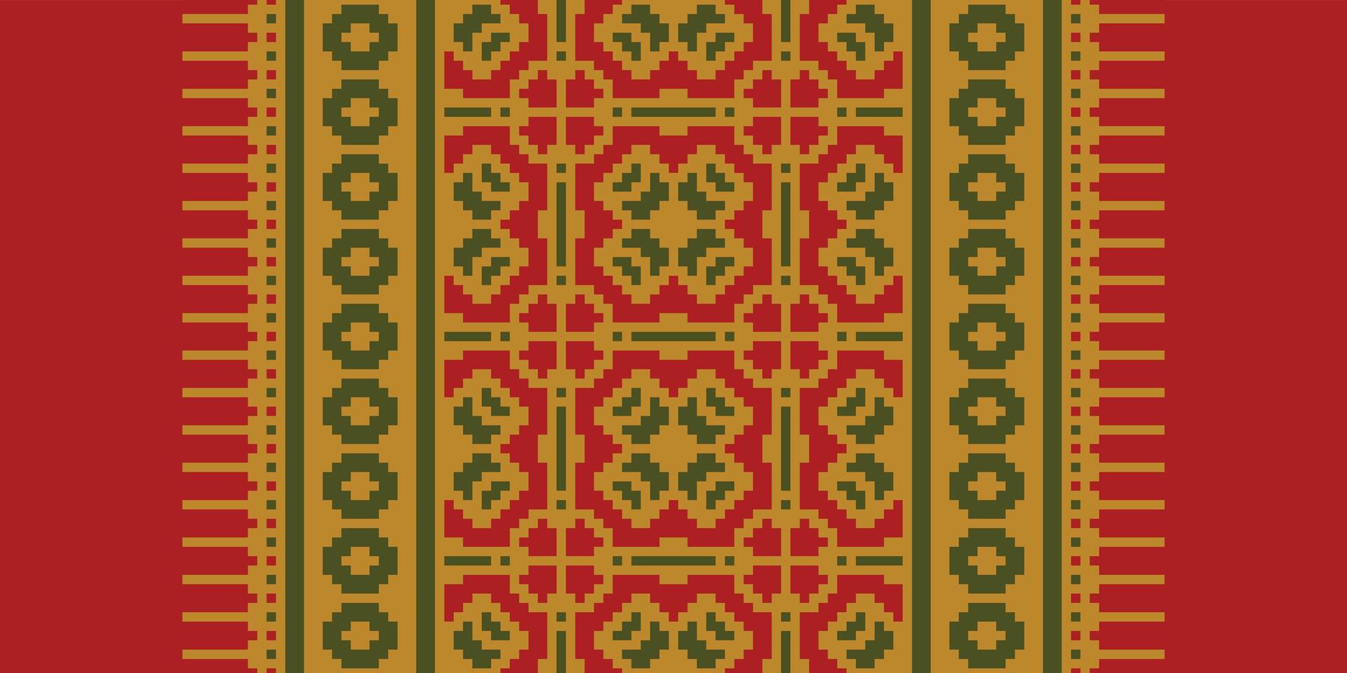 Tie dye Pattern Seamless Bandana print silk Motif embroidery, Pixel Ikat embroidery Design for Print figure tribal ink on cloth patola sari vector
