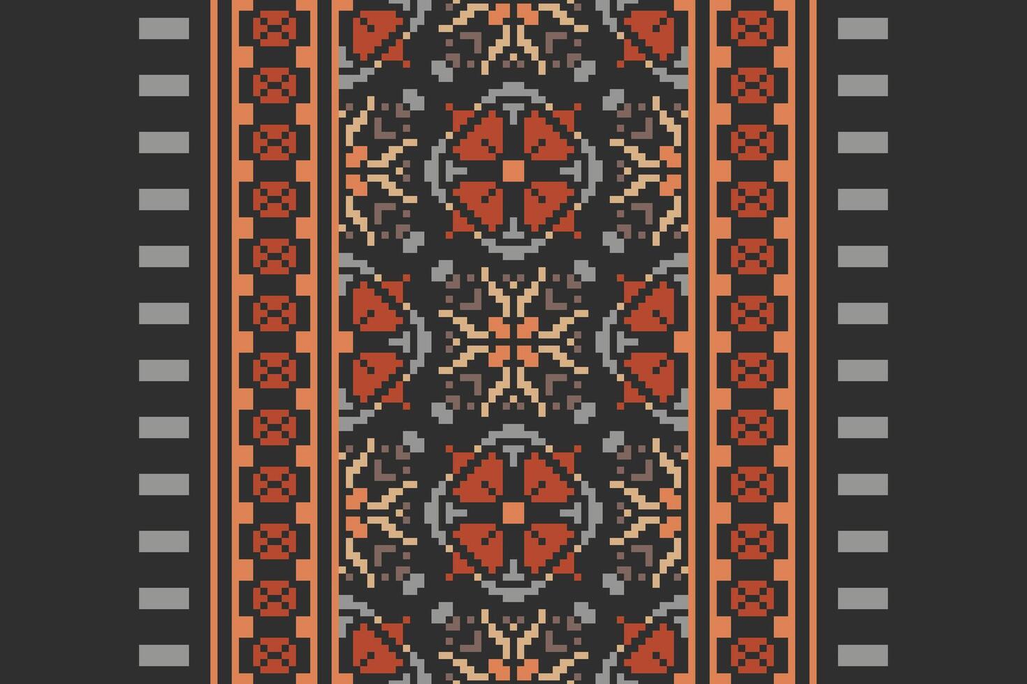 Dhoti Pants Pattern Seamless Scandinavian pattern Motif embroidery, Pixel Ikat embroidery Design for Print kurta pattern mughal motifs tapestry pattern floral repeat vector