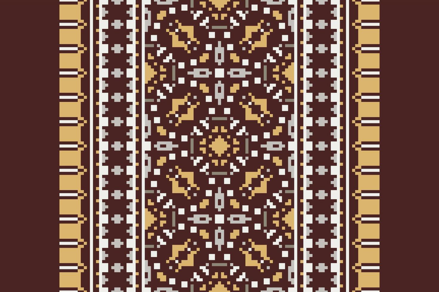 Plazo pattern Seamless Native American, Motif embroidery, Pixel Ikat embroidery Design for Print lace pattern turkish ceramic ancient egypt art jacquard pattern vector