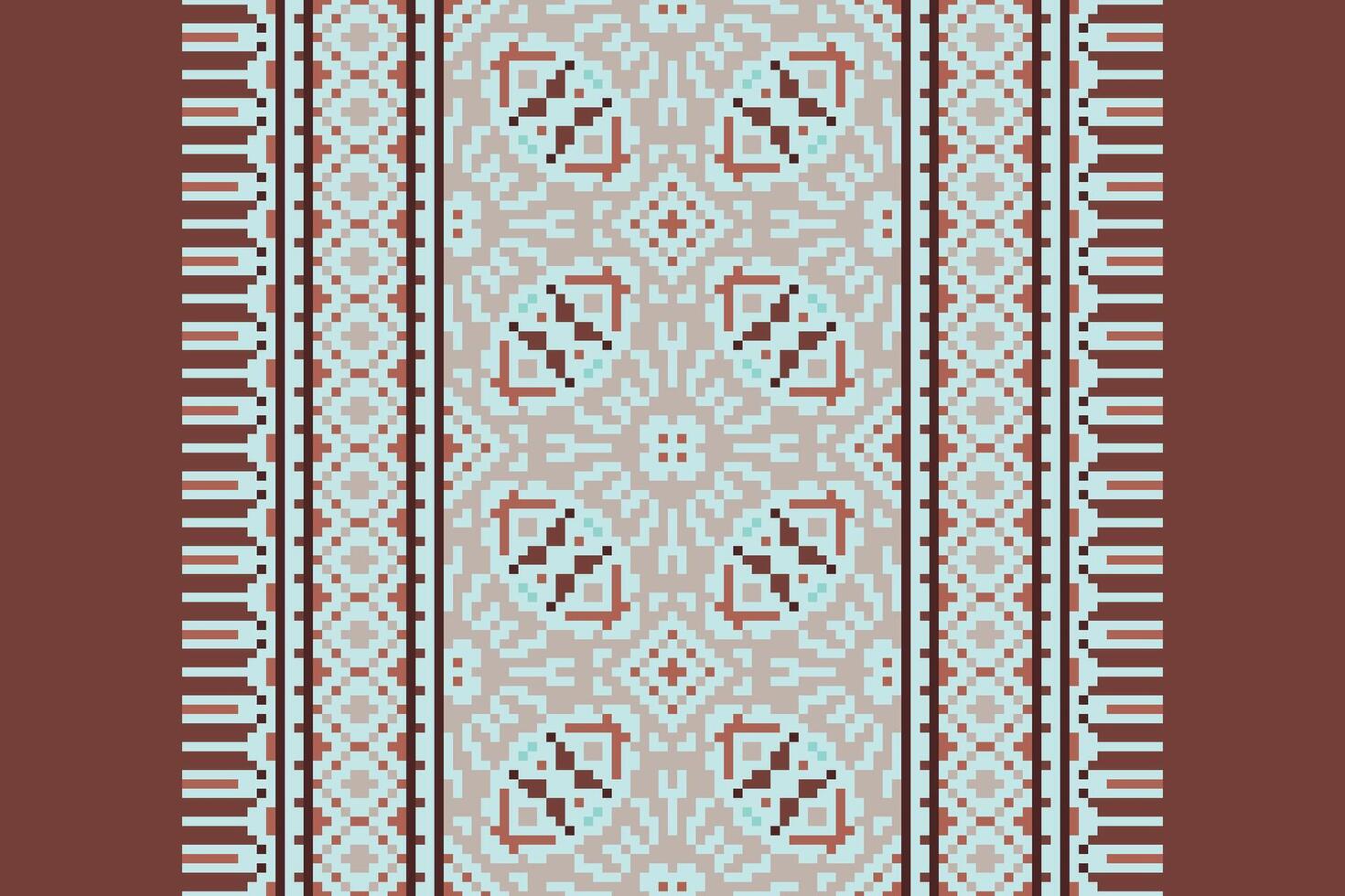 Plazo pattern Seamless Australian aboriginal pattern Motif embroidery, Pixel Ikat embroidery Design for Print indigenous art aboriginal art pattern floral kurti mughal border vector