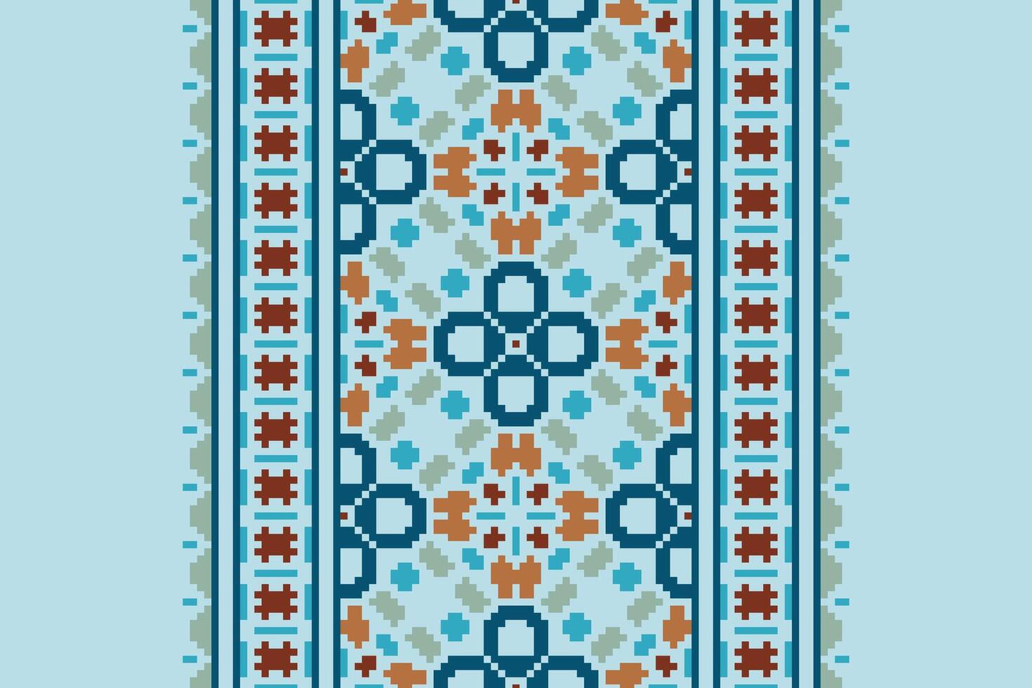 Plazo pattern Seamless Mughal architecture Motif embroidery, Pixel Ikat embroidery Design for Print australian curtain pattern geometric pillow model kurti mughal flowers vector