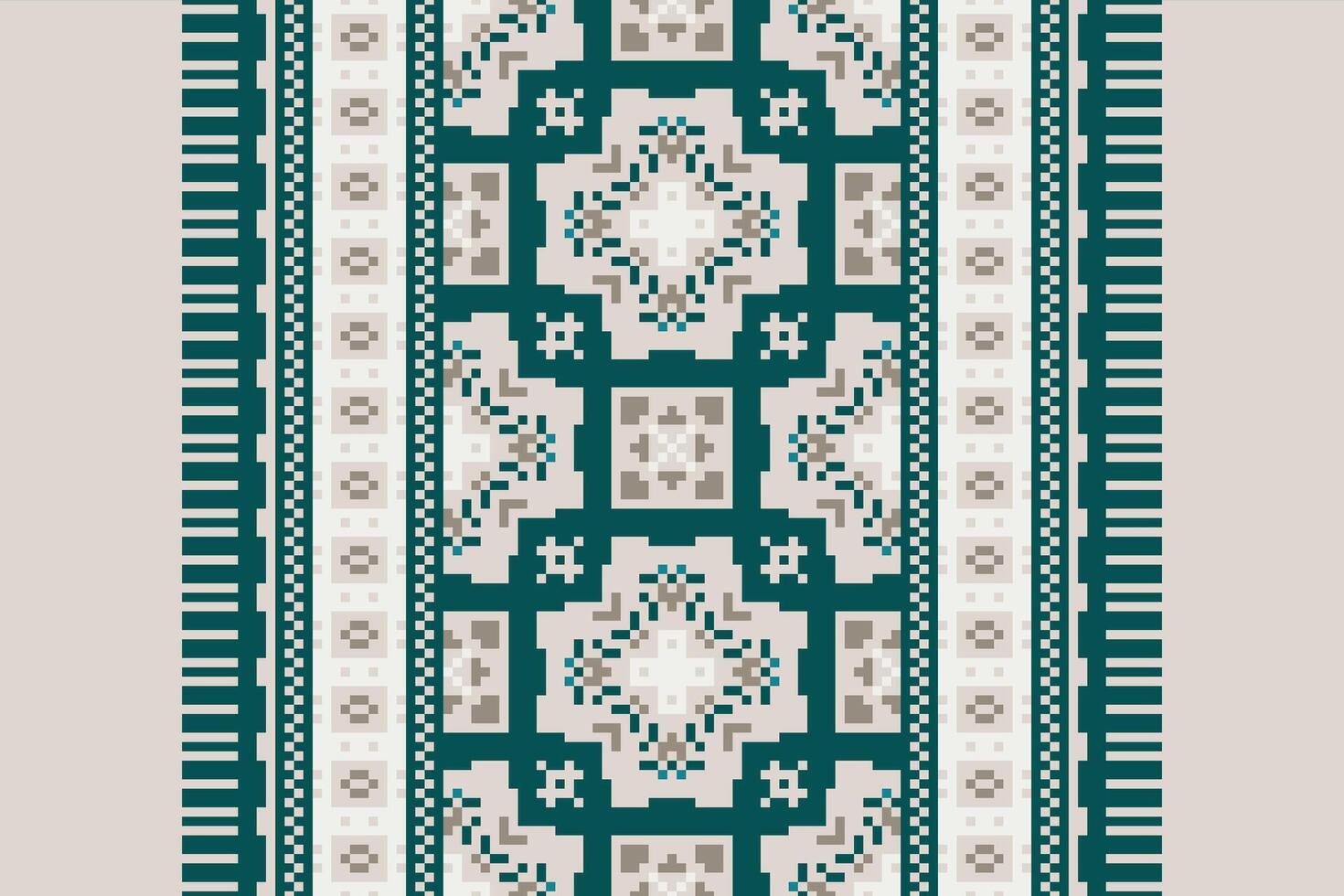 Plazo pattern Seamless Scandinavian pattern Motif embroidery, Pixel Ikat embroidery Design for Print pattern vintage flower folk navajo patchwork pattern vector