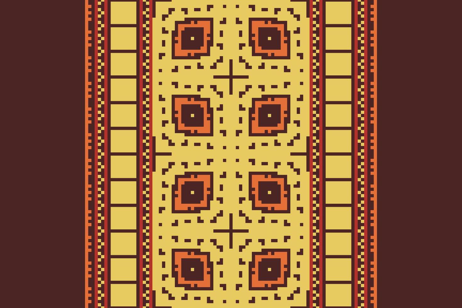 Banarasi Pattern Seamless Australian aboriginal pattern Motif embroidery, Pixel Ikat embroidery Design for Print scarf hijab pattern kerchief Pixel Ikat Silk kurti model mughal patterns vector