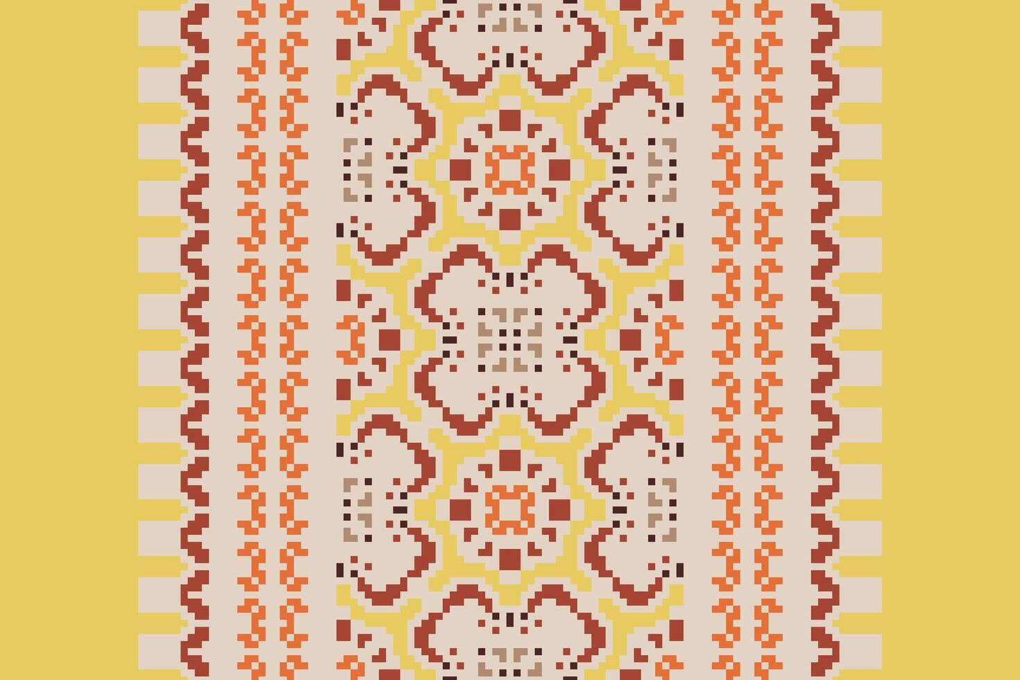 Banarasi Pattern Seamless Australian aboriginal pattern Motif embroidery, Pixel Ikat embroidery Design for Print lace pattern seamless pattern vintage shibori jacquard seamless vector