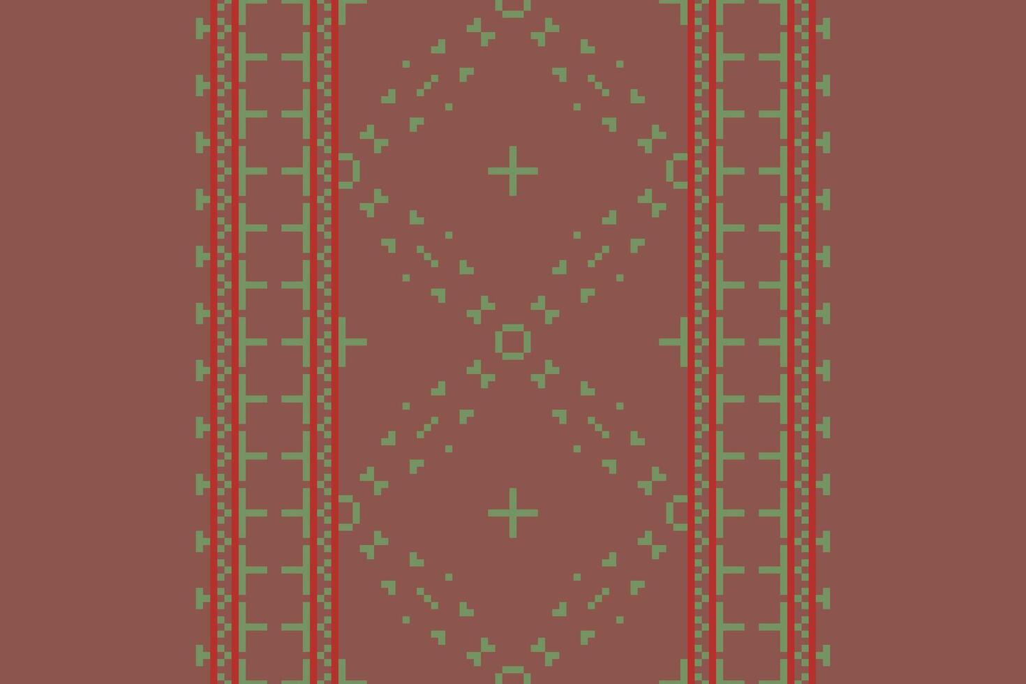 Banarasi Pattern Seamless Scandinavian pattern Motif embroidery, Pixel Ikat embroidery Design for Print vyshyvanka placemat quilt sarong sarong beach kurtis Indian motifs vector