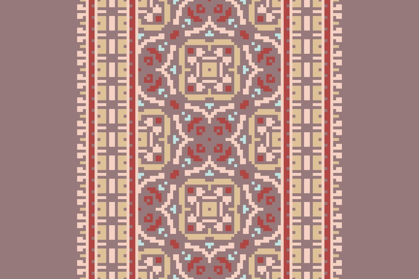 Kurti Pattern Seamless Native American, Motif embroidery, Pixel Ikat embroidery Design for Print jacquard slavic pattern folklore pattern kente arabesque vector