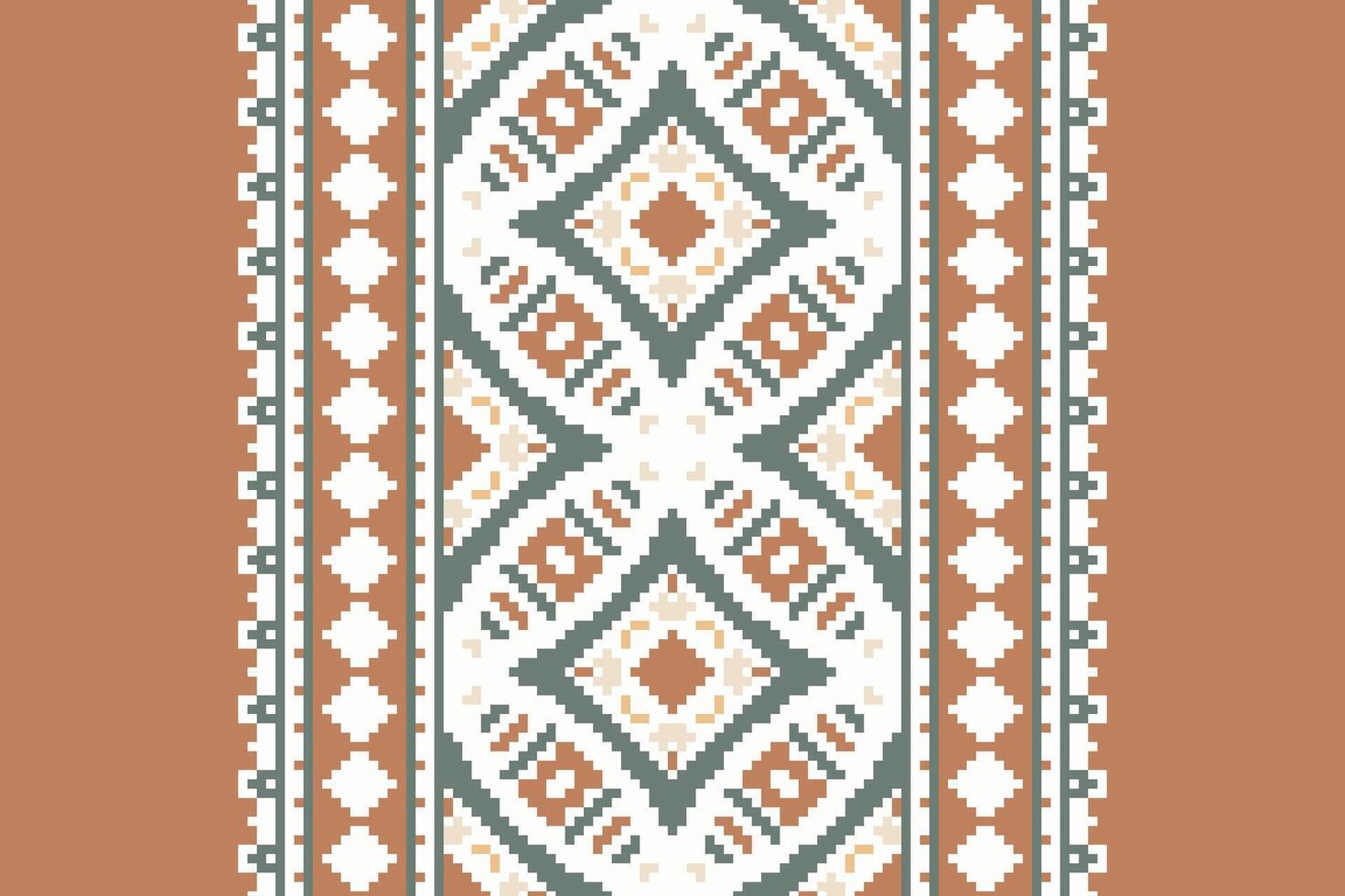 Kurti Pattern Seamless Bandana print silk Motif embroidery, Pixel Ikat embroidery Design for Print tapestry floral kimono repeat pattern lacing spanish motif vector