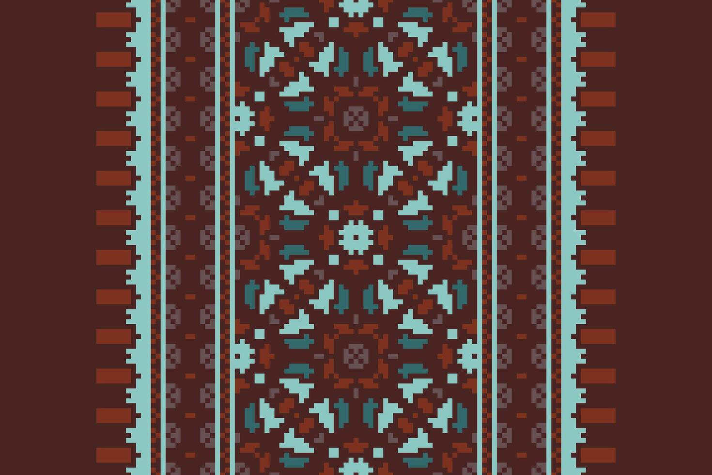 Kurti Pattern Seamless Australian aboriginal pattern Motif embroidery, Pixel Ikat embroidery Design for Print scandinavian pattern saree ethnic nativity gypsy pattern vector