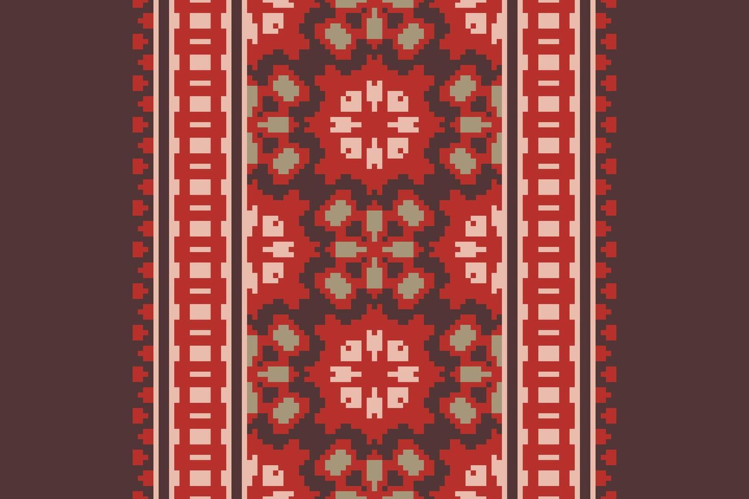 Ghagra Pattern Seamless Bandana print silk Motif embroidery, Pixel Ikat embroidery Design for Print egyptian pattern tibetan mandala bandanna vector