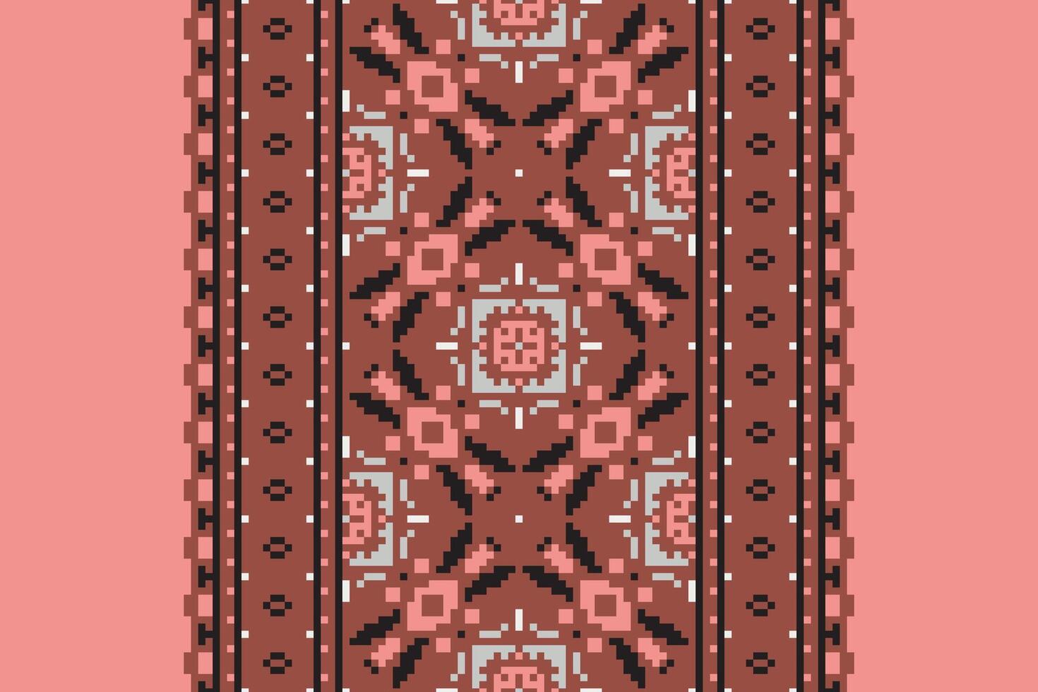 Ghagra Pattern Seamless Bandana print silk Motif embroidery, Pixel Ikat embroidery Design for Print lace pattern turkish ceramic ancient egypt art jacquard pattern vector