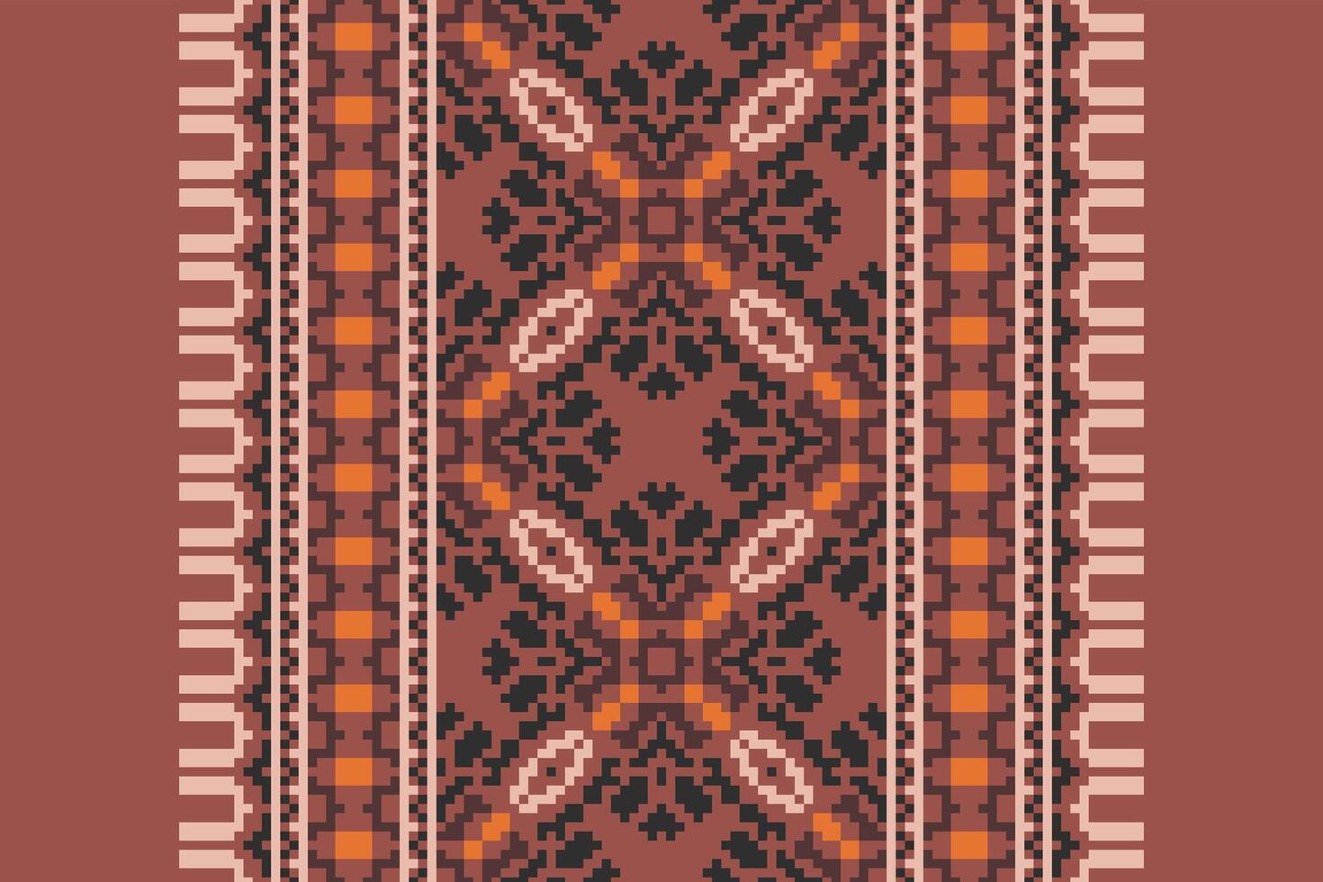 Ghagra Pattern Seamless Bandana print silk Motif embroidery, Pixel Ikat embroidery Design for Print egyptian hieroglyphs tibetan geo pattern vector