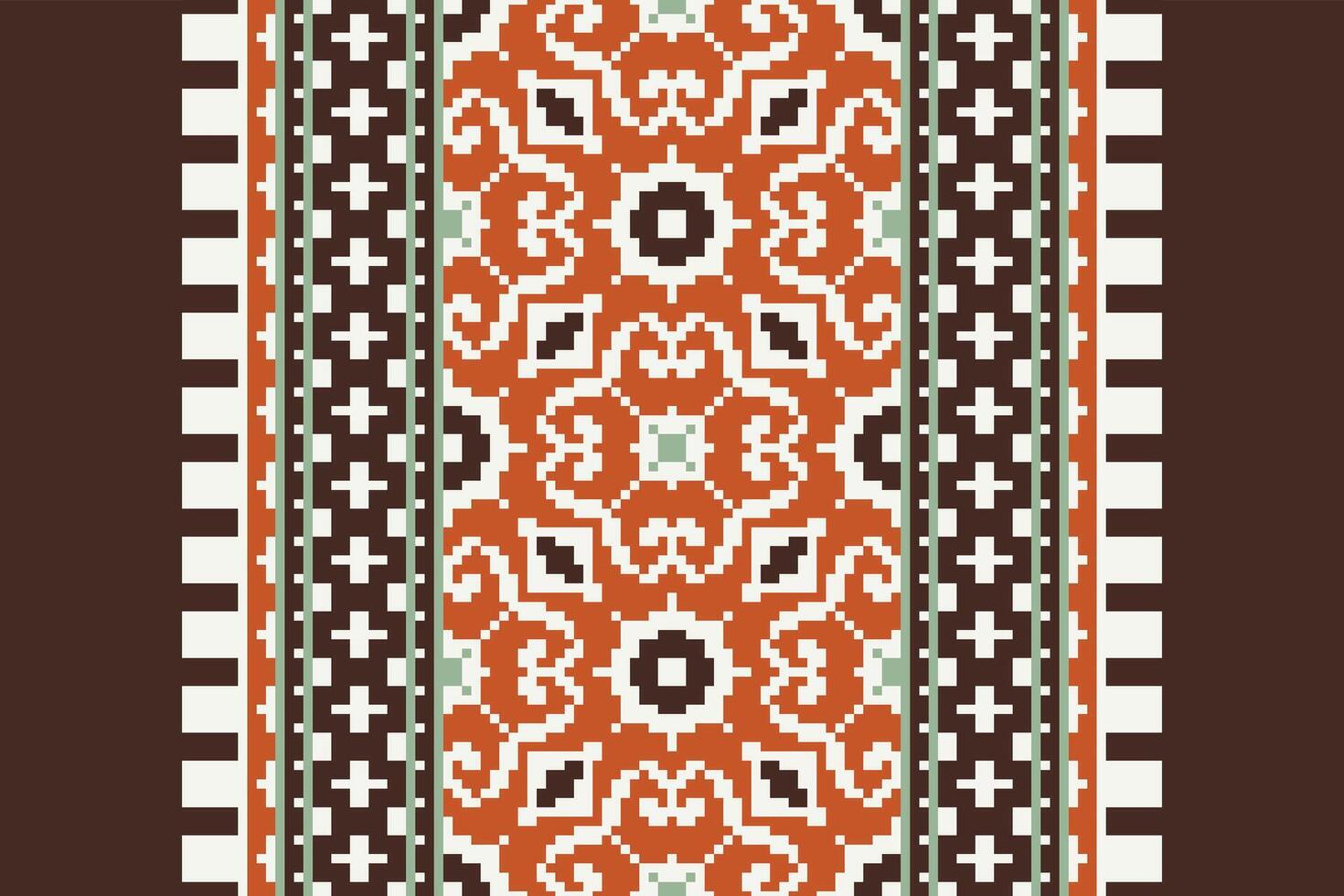 Ghagra Pattern Seamless Australian aboriginal pattern Motif embroidery, Pixel Ikat embroidery Design for Print 60s paisley tie dye damascus ornament rugs hipster kurta pajama vector