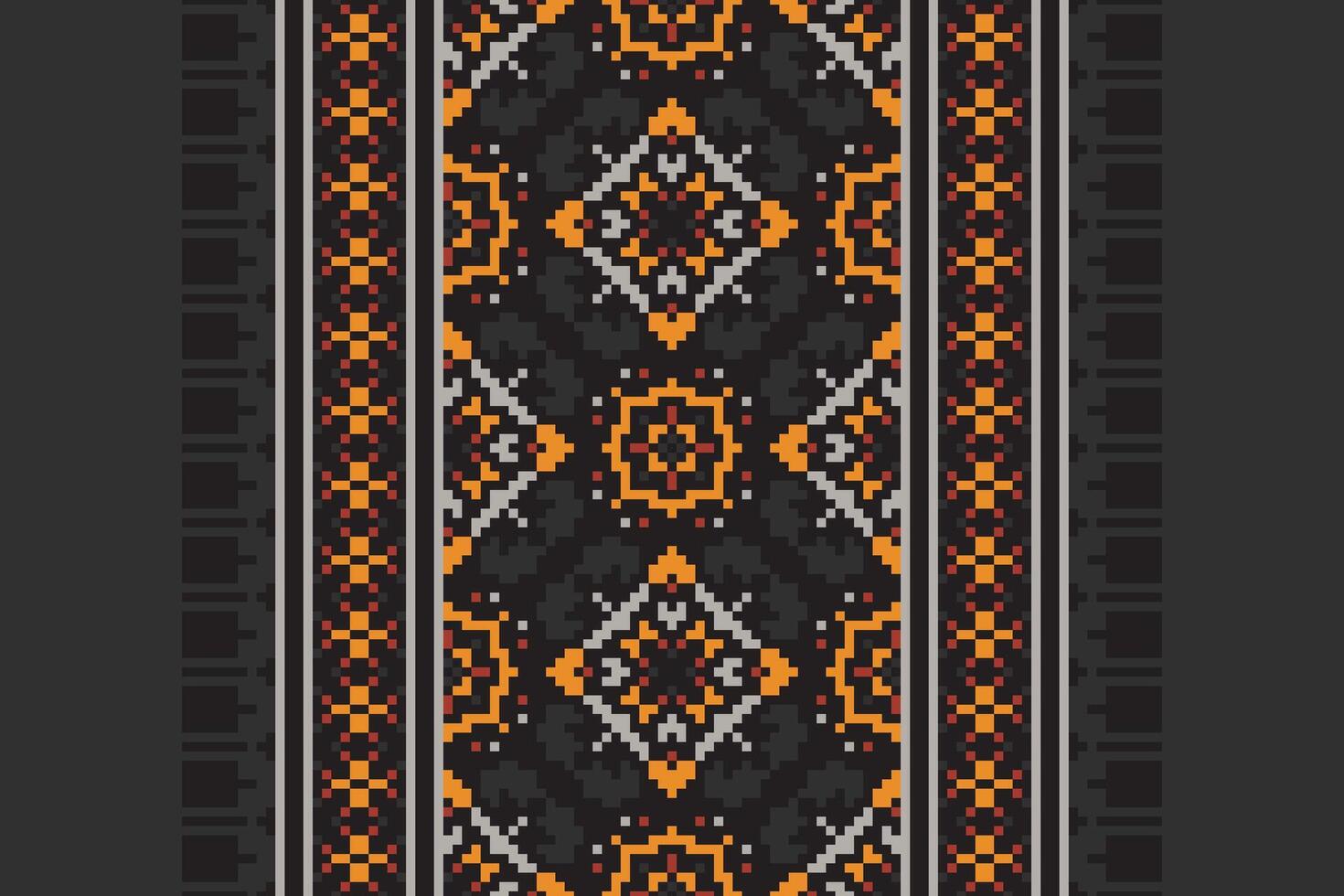 Motif folklore pattern Seamless Australian aboriginal pattern Motif embroidery, Pixel Ikat embroidery Design for Print australian curtain pattern geometric pillow model kurti mughal flowers vector
