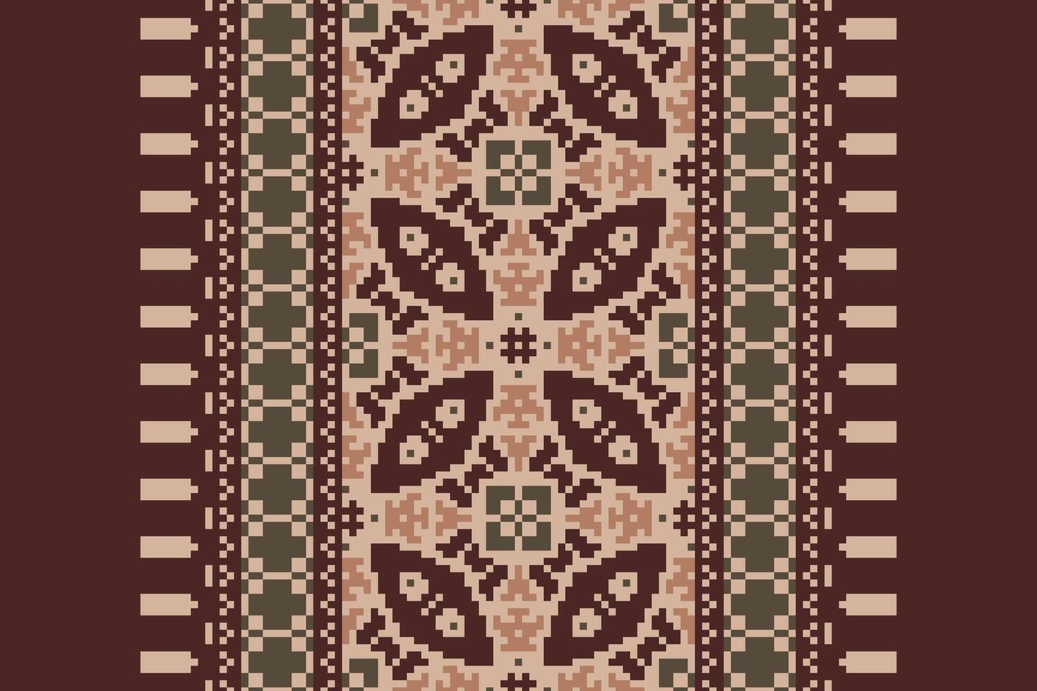 Motif folklore pattern Seamless Australian aboriginal pattern Motif embroidery, Pixel Ikat embroidery Design for Print lace pattern turkish ceramic ancient egypt art jacquard pattern vector