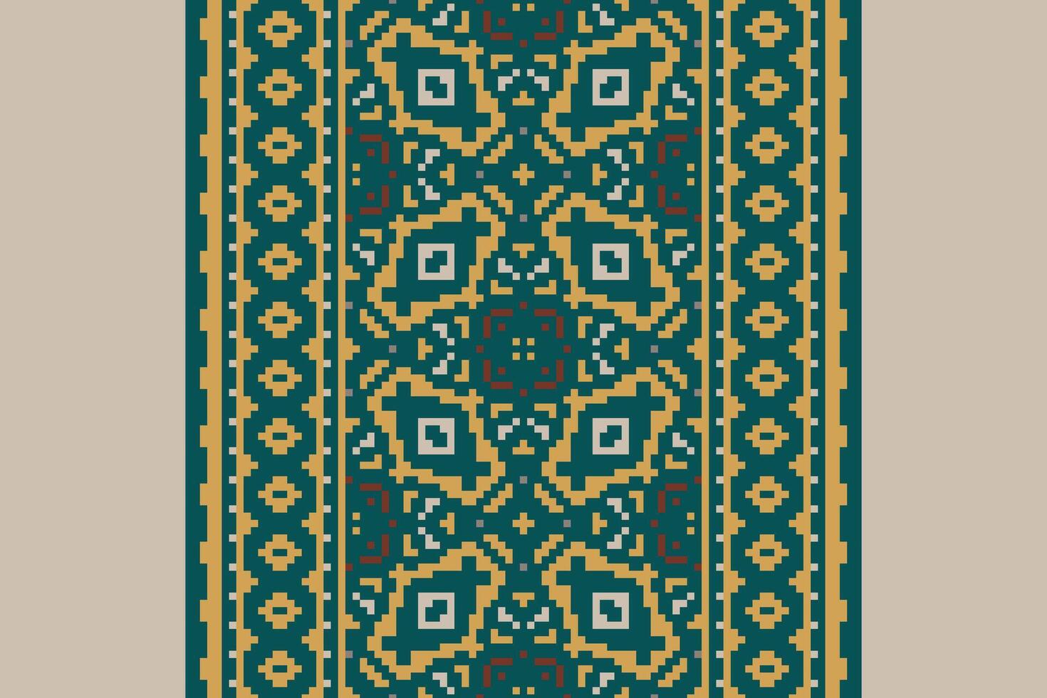 Motif folklore pattern Seamless Scandinavian pattern Motif embroidery, Pixel Ikat embroidery Design for Print indonesian batik motif embroidery native american kurta mughal design vector