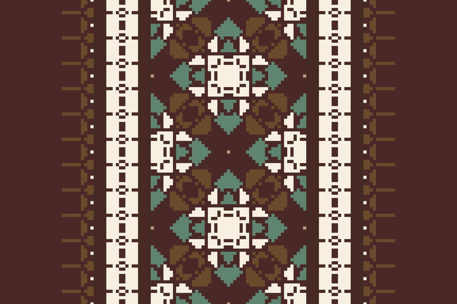 Motif folklore pattern Seamless Scandinavian pattern Motif embroidery, Pixel Ikat embroidery Design for Print border embroidery ancient egypt vector