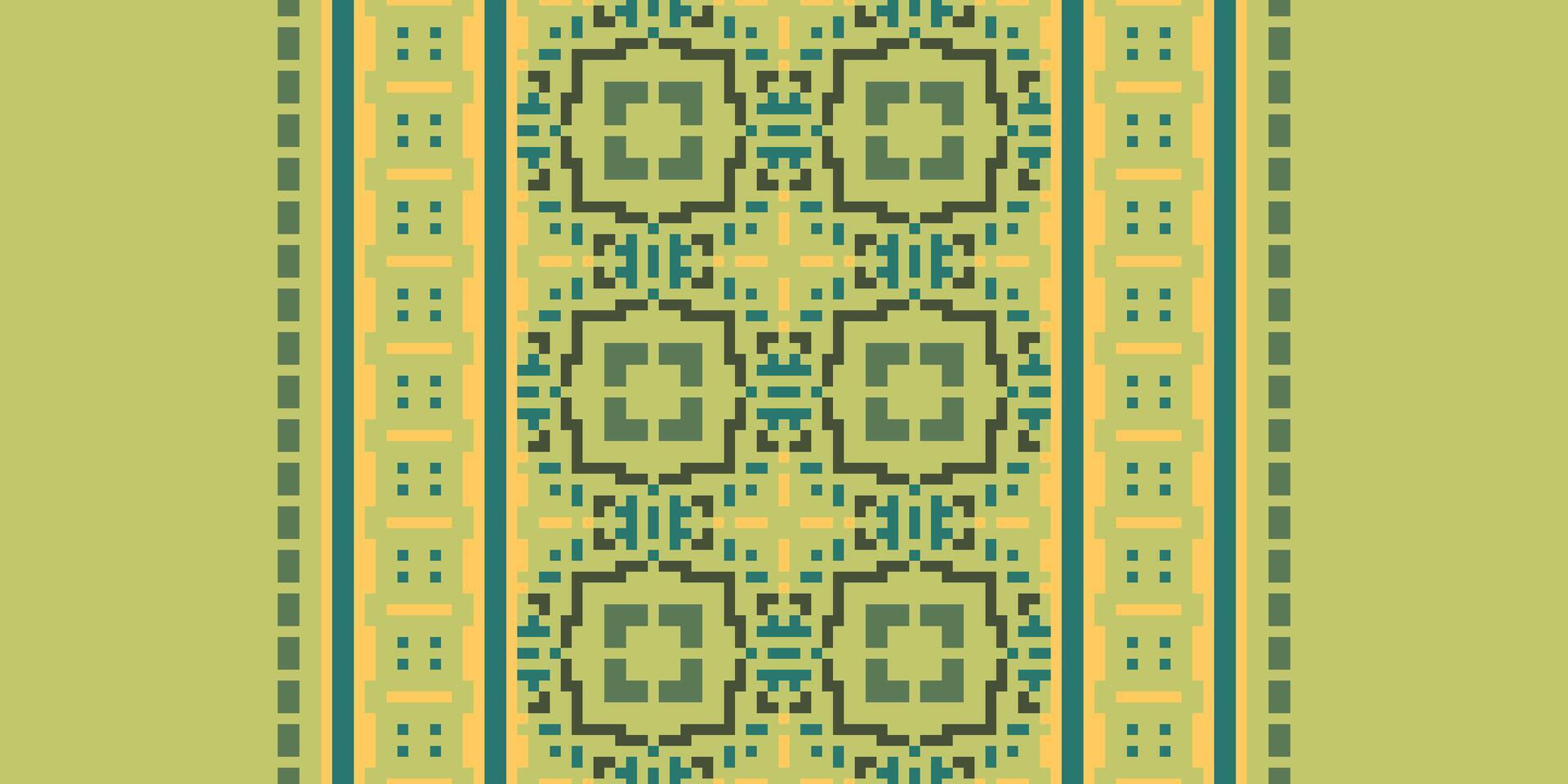 Tie dye Pattern Seamless Scandinavian pattern Motif embroidery, Pixel Ikat embroidery Design for Print kurta pattern mughal motifs tapestry pattern floral repeat vector