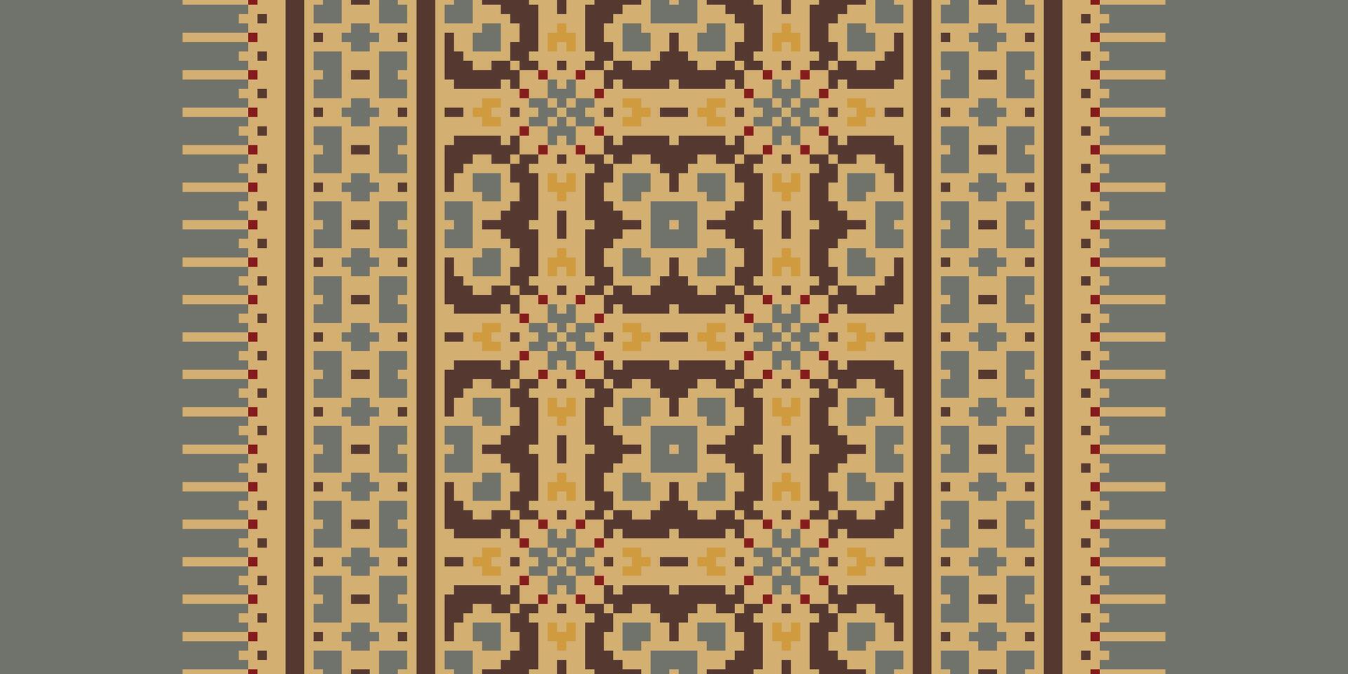 Tie dye Pattern Seamless Scandinavian pattern Motif embroidery, Pixel Ikat embroidery Design for Print scandinavian pattern saree ethnic nativity gypsy pattern vector