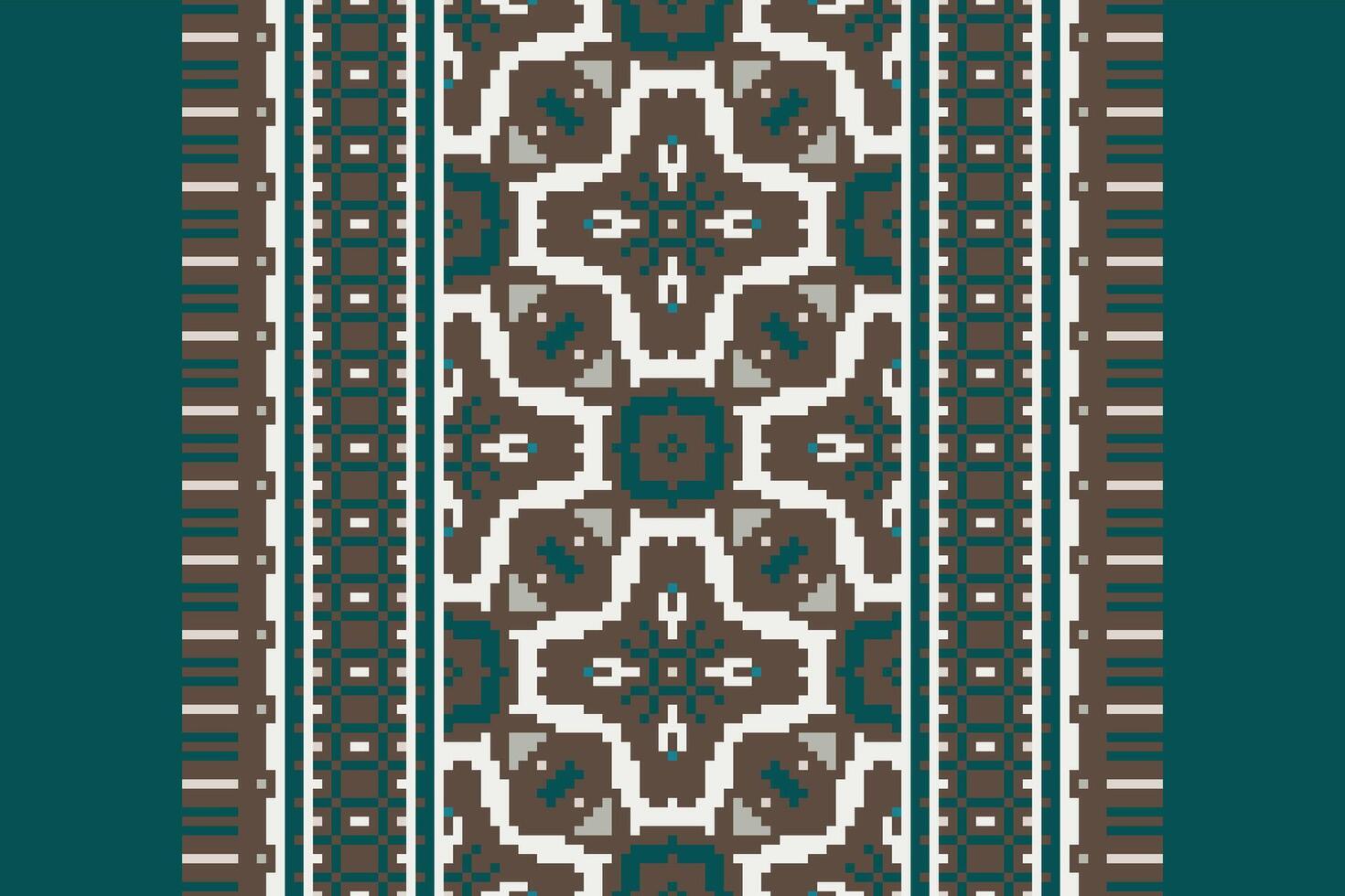 Silk fabric Patola sari Pattern Seamless Mughal architecture Motif embroidery, Pixel Ikat embroidery Design for Print australian curtain pattern geometric pillow model kurti mughal flowers vector