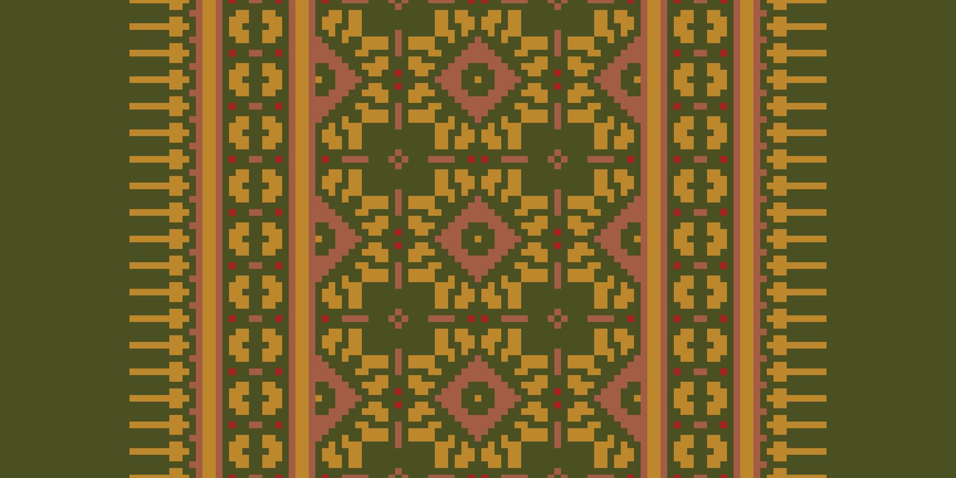 Motif folklore pattern Seamless Australian aboriginal pattern Motif embroidery, Pixel Ikat embroidery Design for Print scandinavian pattern saree ethnic nativity gypsy pattern vector