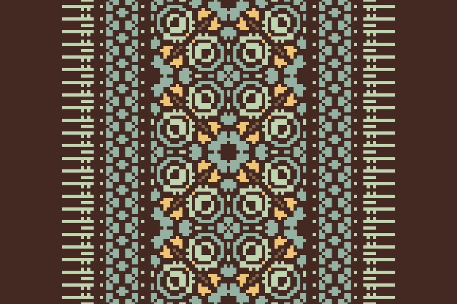 Silk fabric Patola sari Pattern Seamless Scandinavian pattern Motif embroidery, Pixel Ikat embroidery Design for Print lace pattern seamless pattern vintage shibori jacquard seamless vector