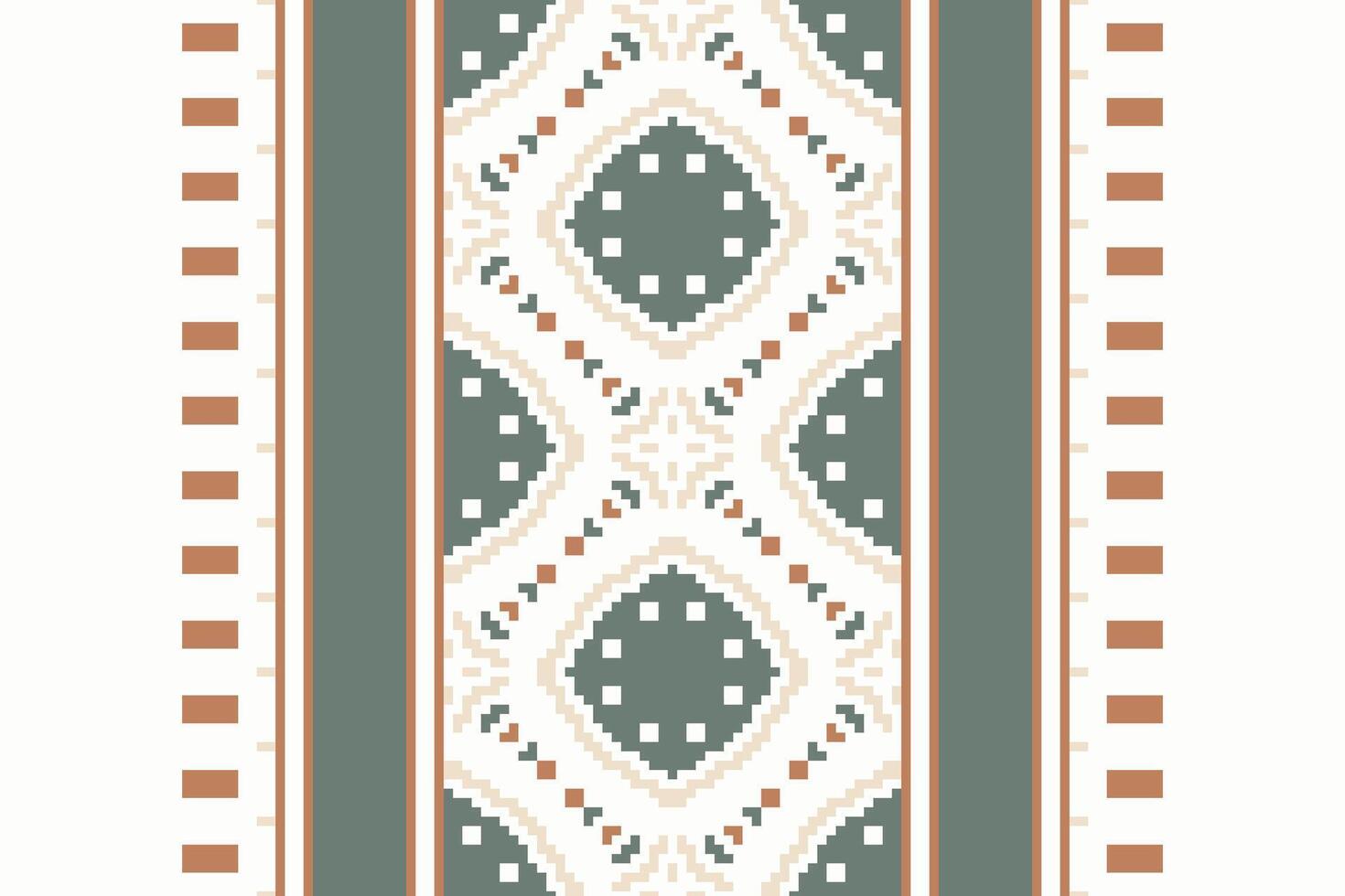 Navajo pattern Seamless Native American, Motif embroidery, Pixel Ikat embroidery Design for Print indigenous art aboriginal art pattern floral kurti mughal border vector