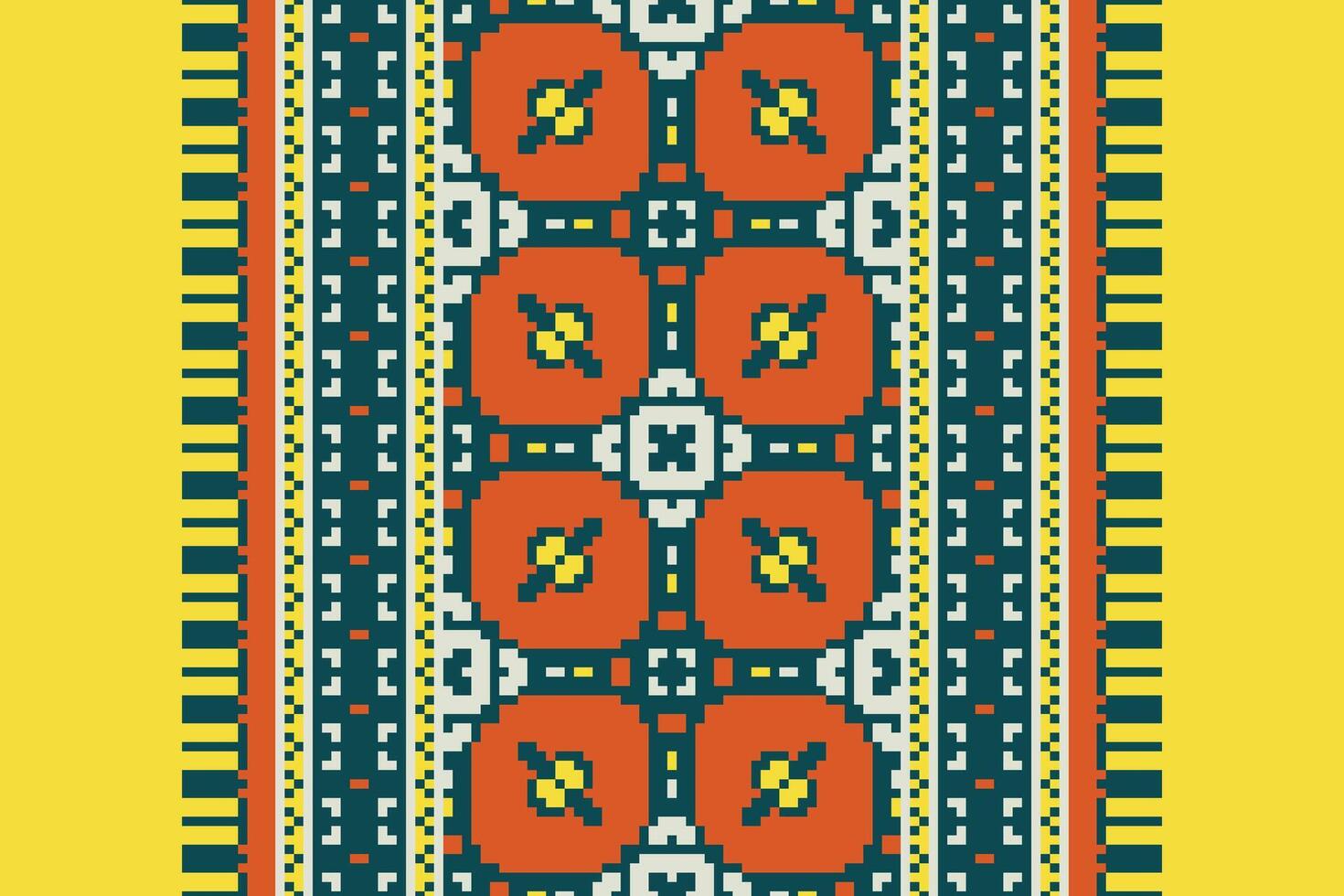 Navajo pattern Seamless Native American, Motif embroidery, Pixel Ikat embroidery Design for Print scandinavian pattern saree ethnic nativity gypsy pattern vector