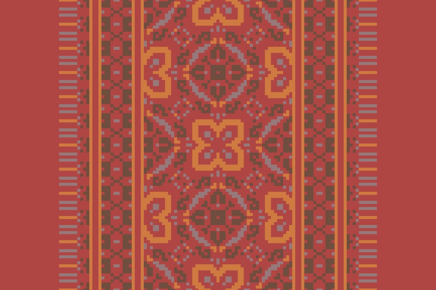 Navajo pattern Seamless Bandana print silk Motif embroidery, Pixel Ikat embroidery Design for Print lace pattern turkish ceramic ancient egypt art jacquard pattern vector