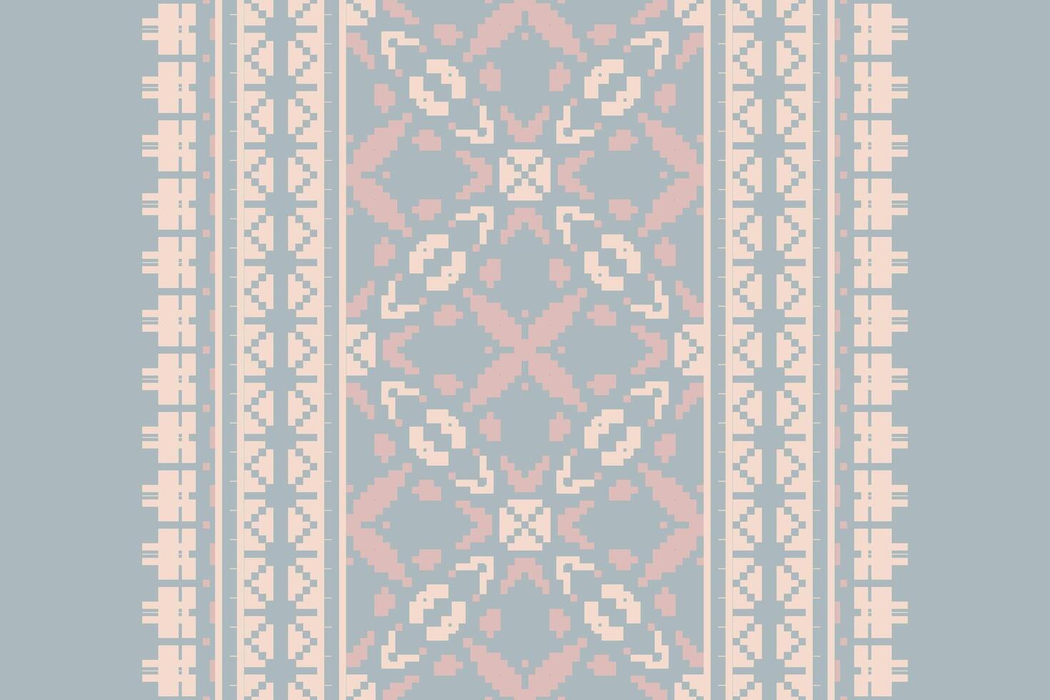 Navajo pattern Seamless Australian aboriginal pattern Motif embroidery, Pixel Ikat embroidery Design for Print indonesian batik motif embroidery native american kurta mughal design vector
